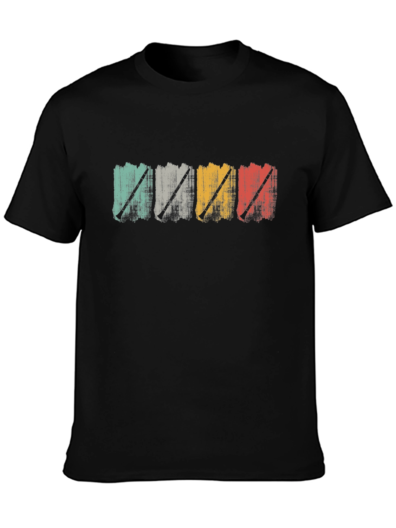 Retro Oboe Player Graphic T-Shirt