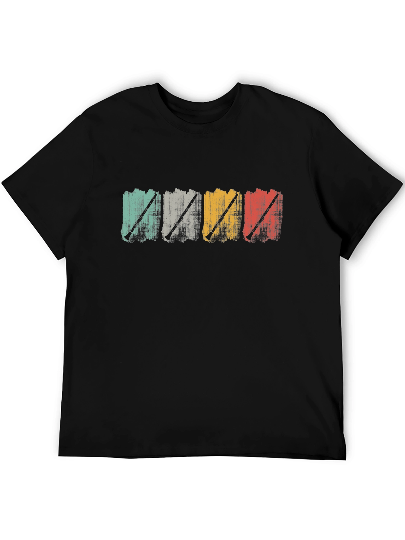 Retro Oboe Player Graphic T-Shirt