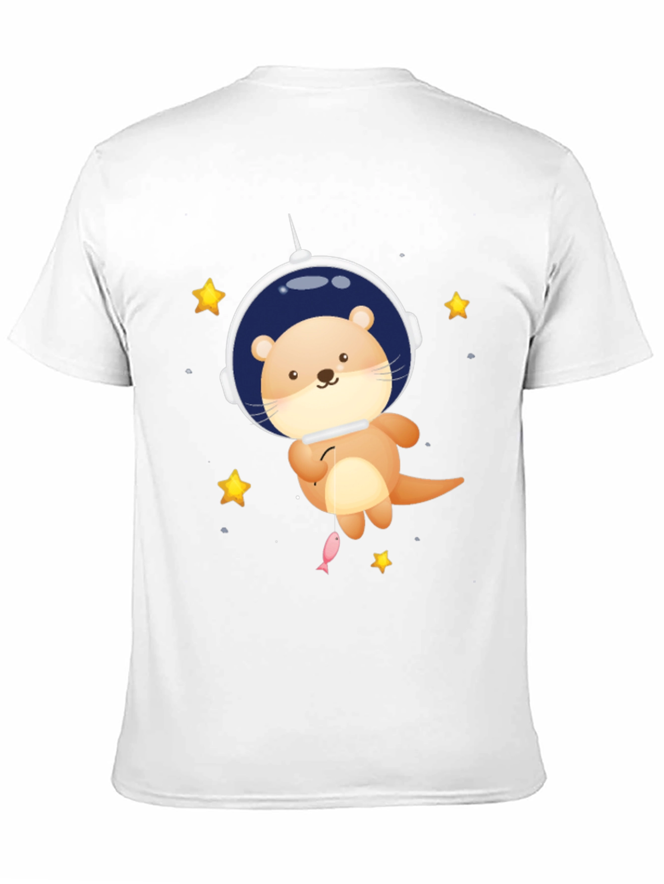 Otter Astronaut Graphic Tee - Space Adventure T-Shirt