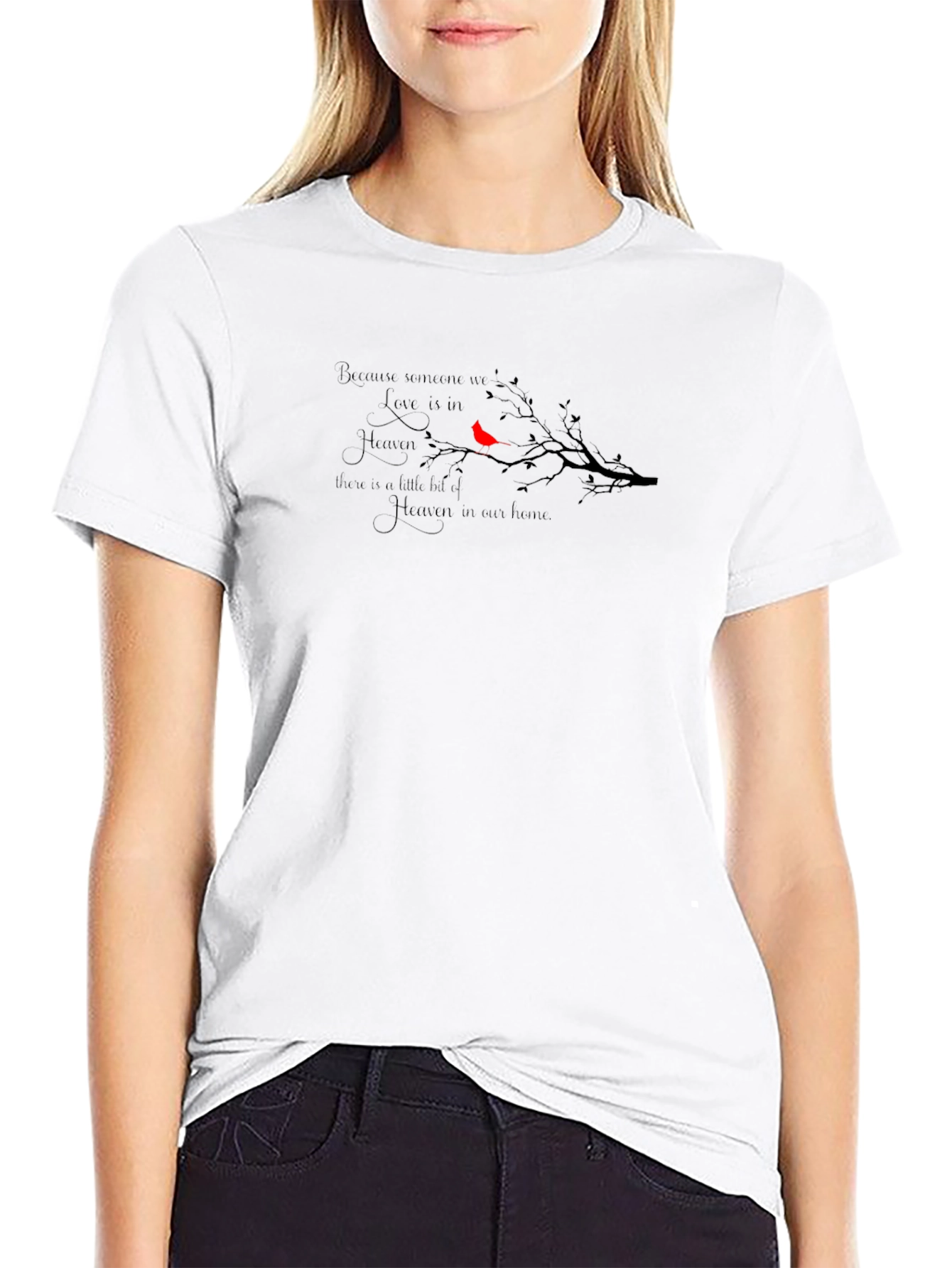 Memorial Cardinal T-Shirt: Heaven in Our Home
