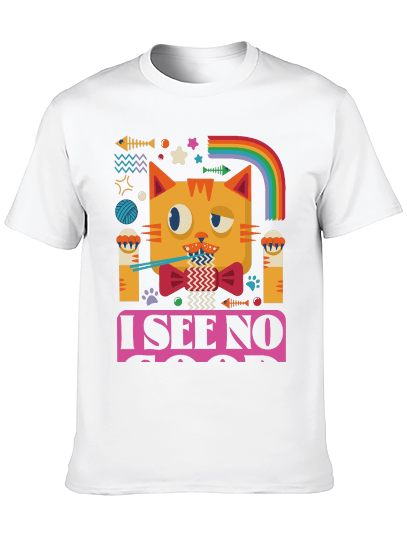 I See No Good Cat Graphic Tee