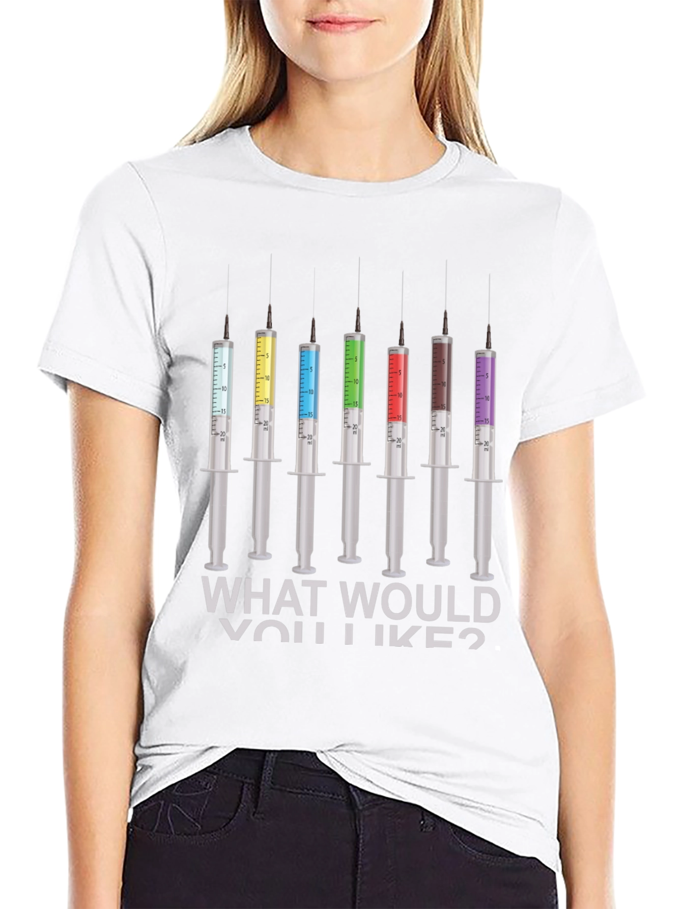 Colorful Syringe Shot T-Shirt