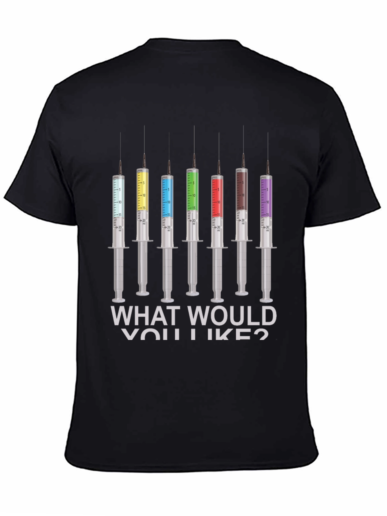 Colorful Syringe Shot T-Shirt