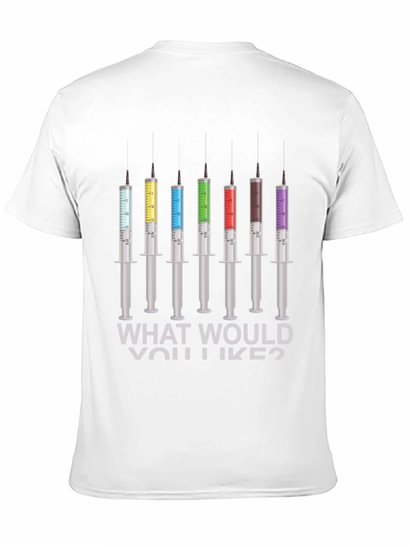 Colorful Syringe Shot T-Shirt