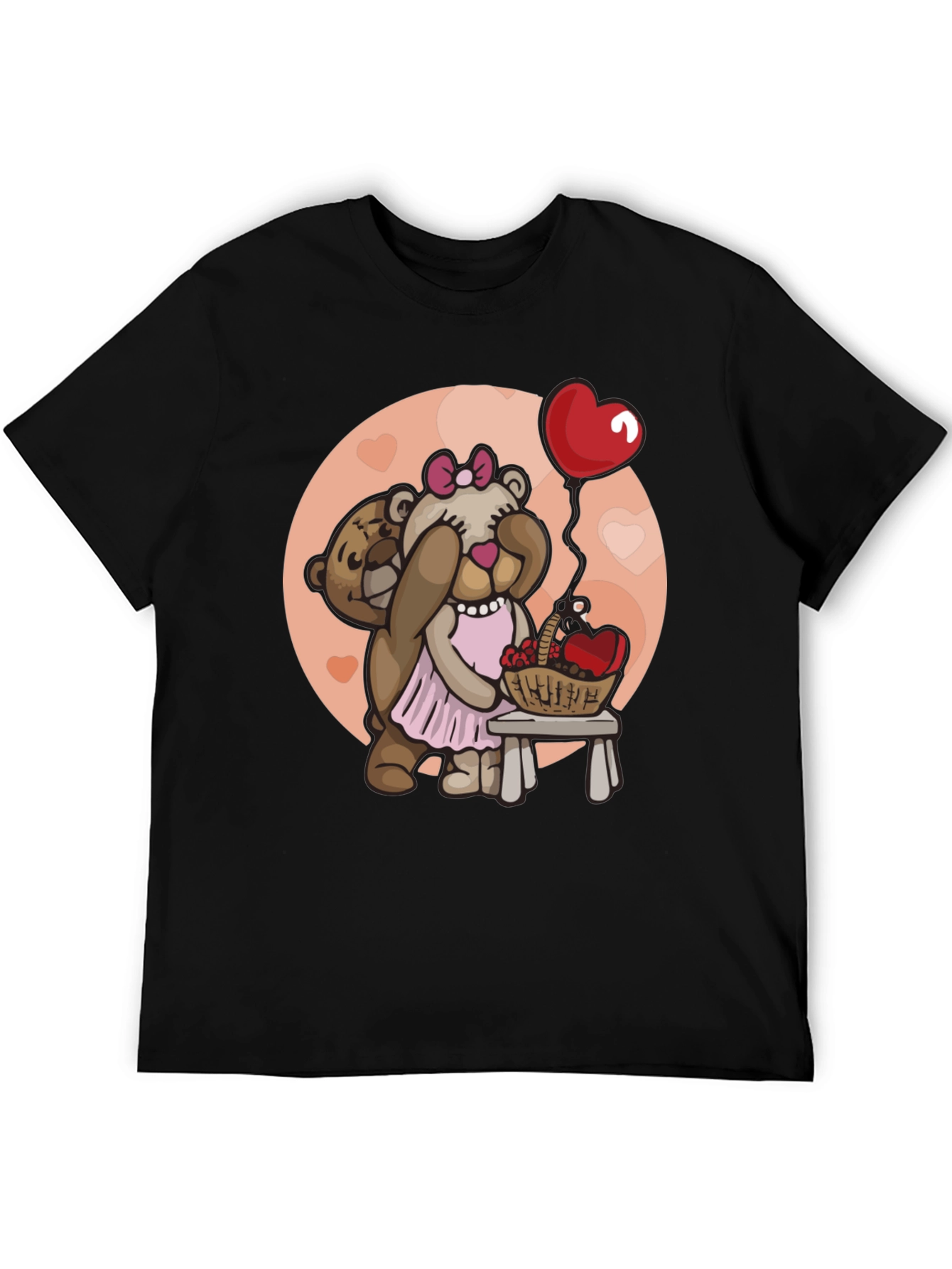 Cute Bear Couple T-Shirt - Valentines Day Gift