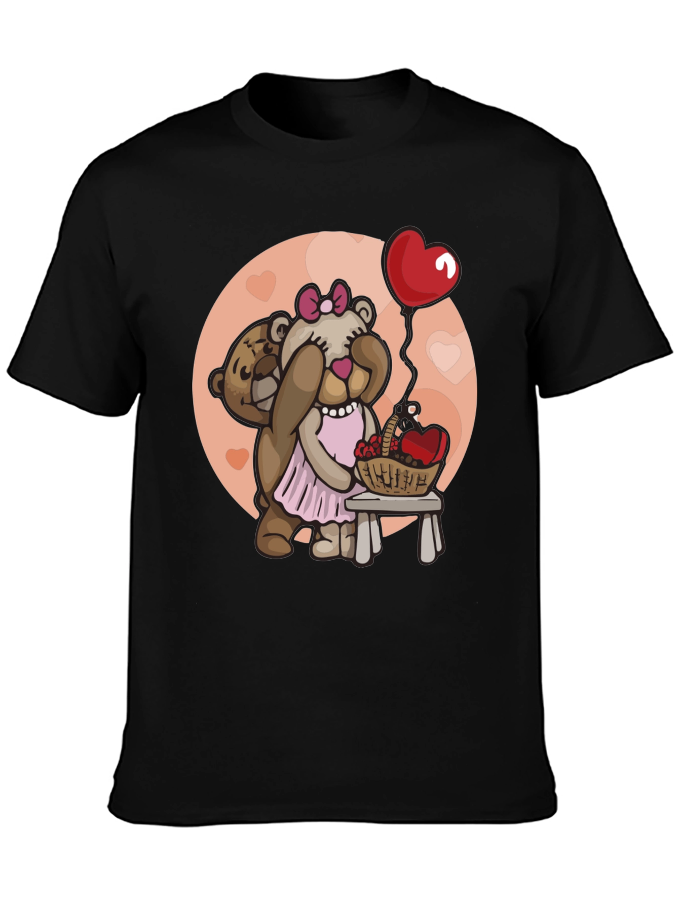 Cute Bear Couple T-Shirt - Valentines Day Gift