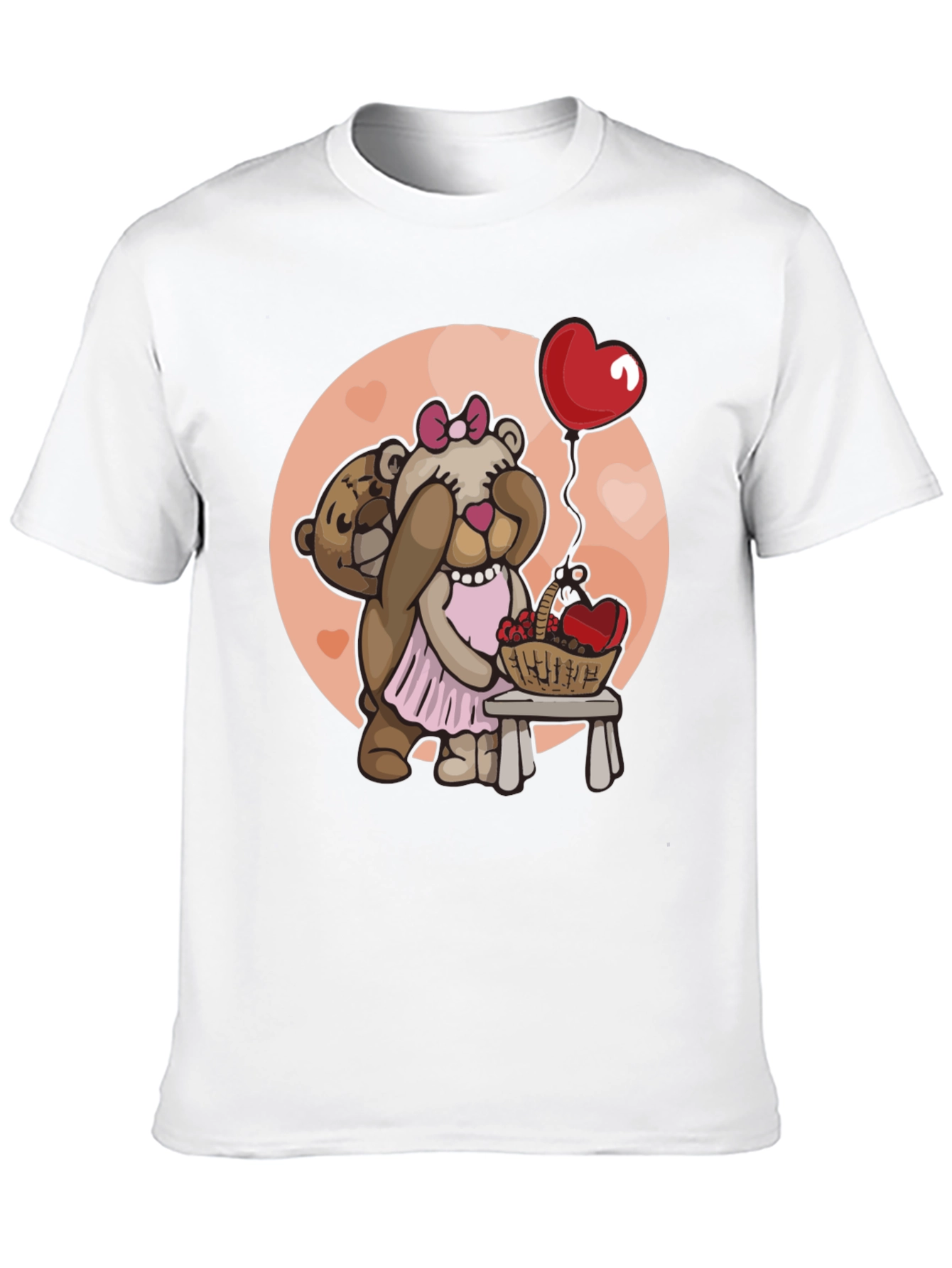 Cute Bear Couple T-Shirt - Valentines Day Gift