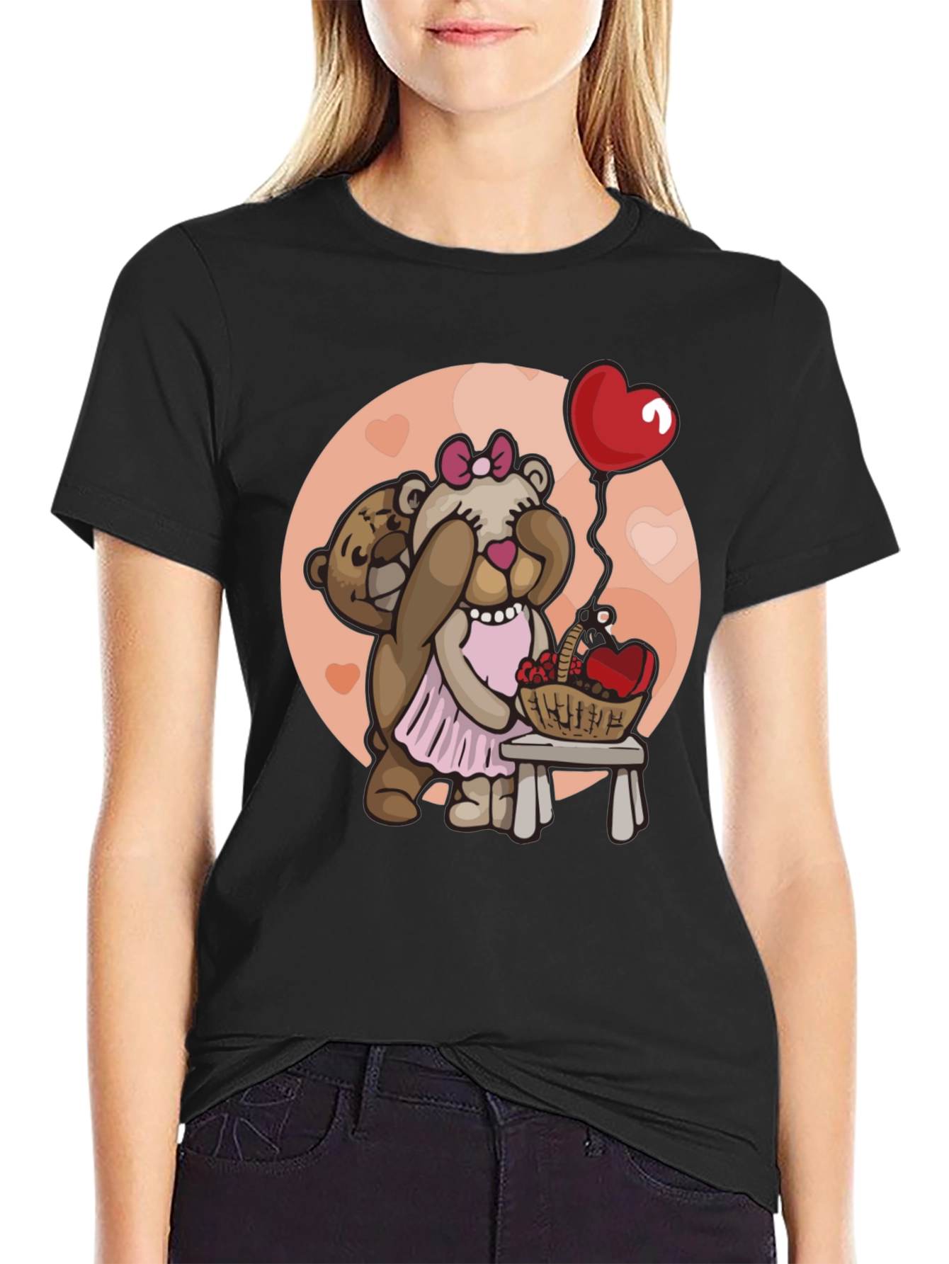 Cute Bear Couple T-Shirt - Valentines Day Gift