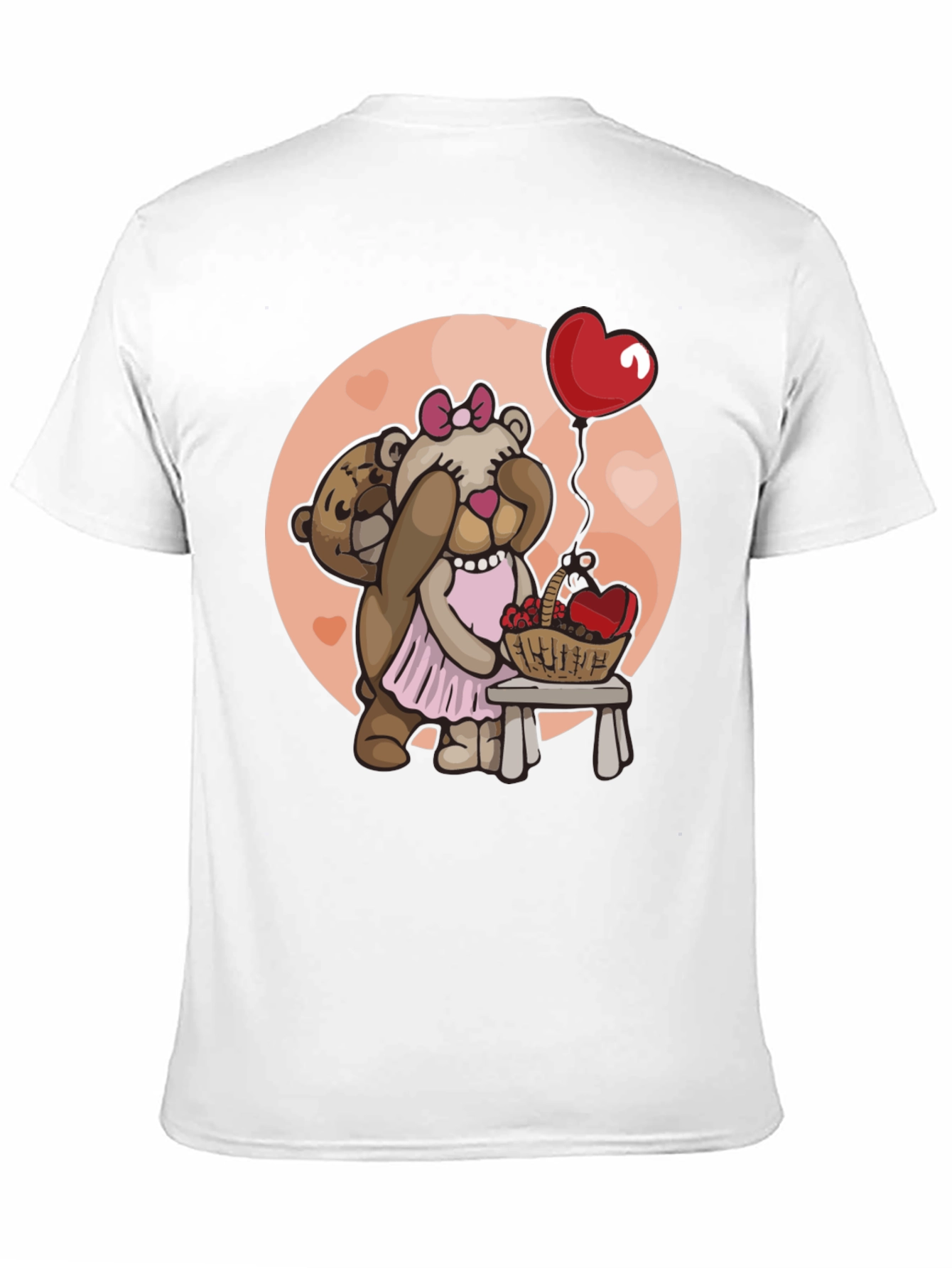 Cute Bear Couple T-Shirt - Valentines Day Gift