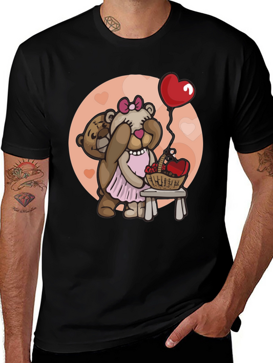 Cute Bear Couple T-Shirt - Valentines Day Gift