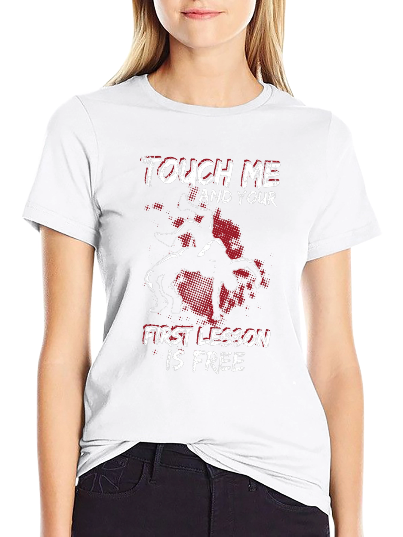 Touch Me Wrestling Graphic Tee