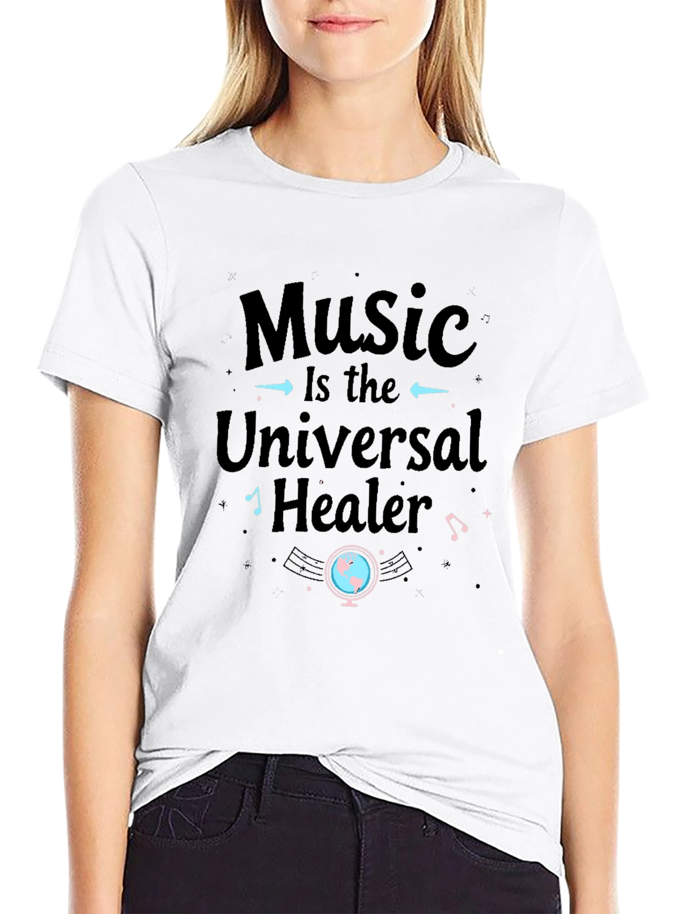 Music is the Universal Healer Graphic Tee