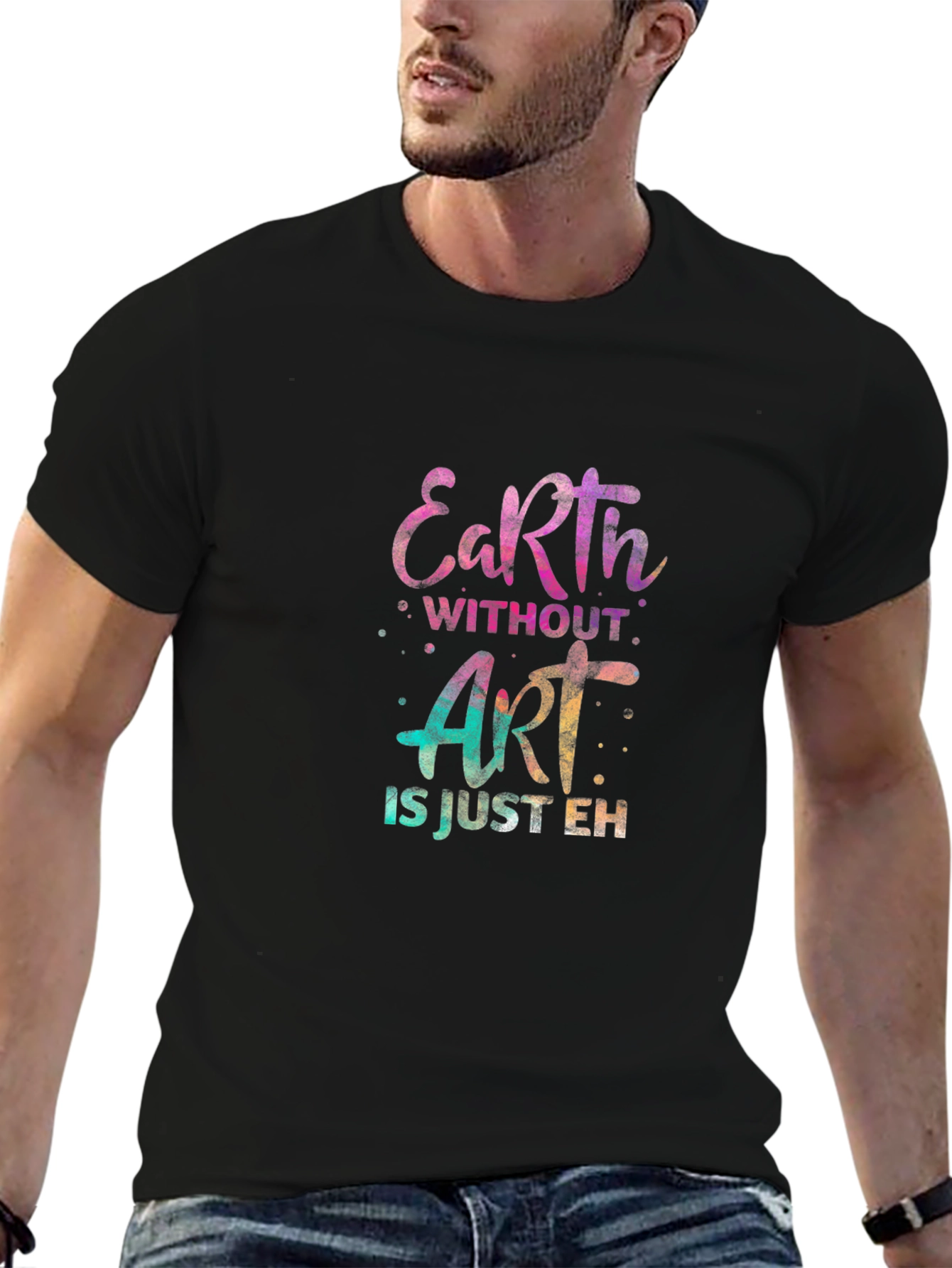 Earth Without Art Black Graphic Tee