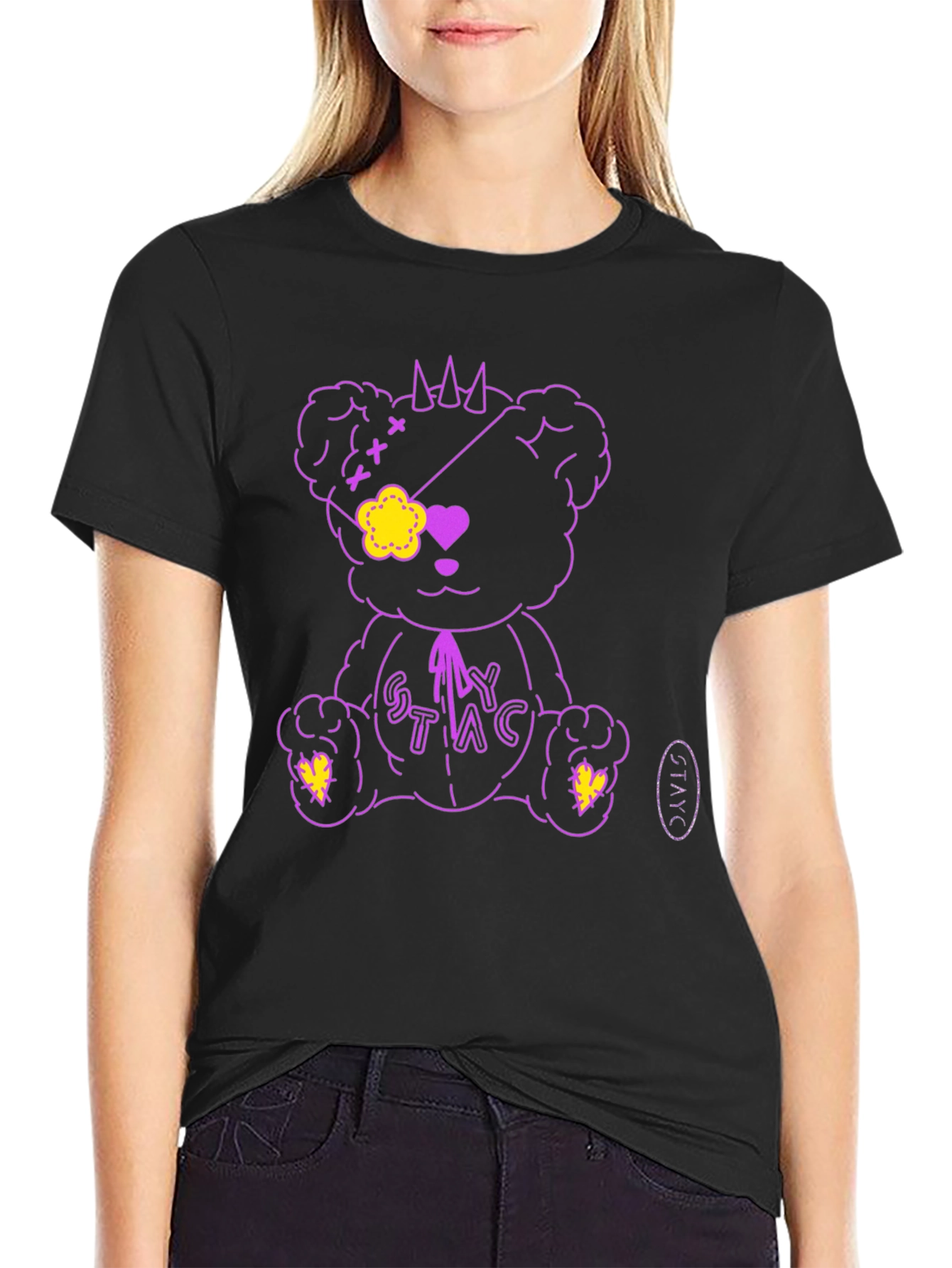 Edgy Bear Graphic Tee - Stylish & Unique