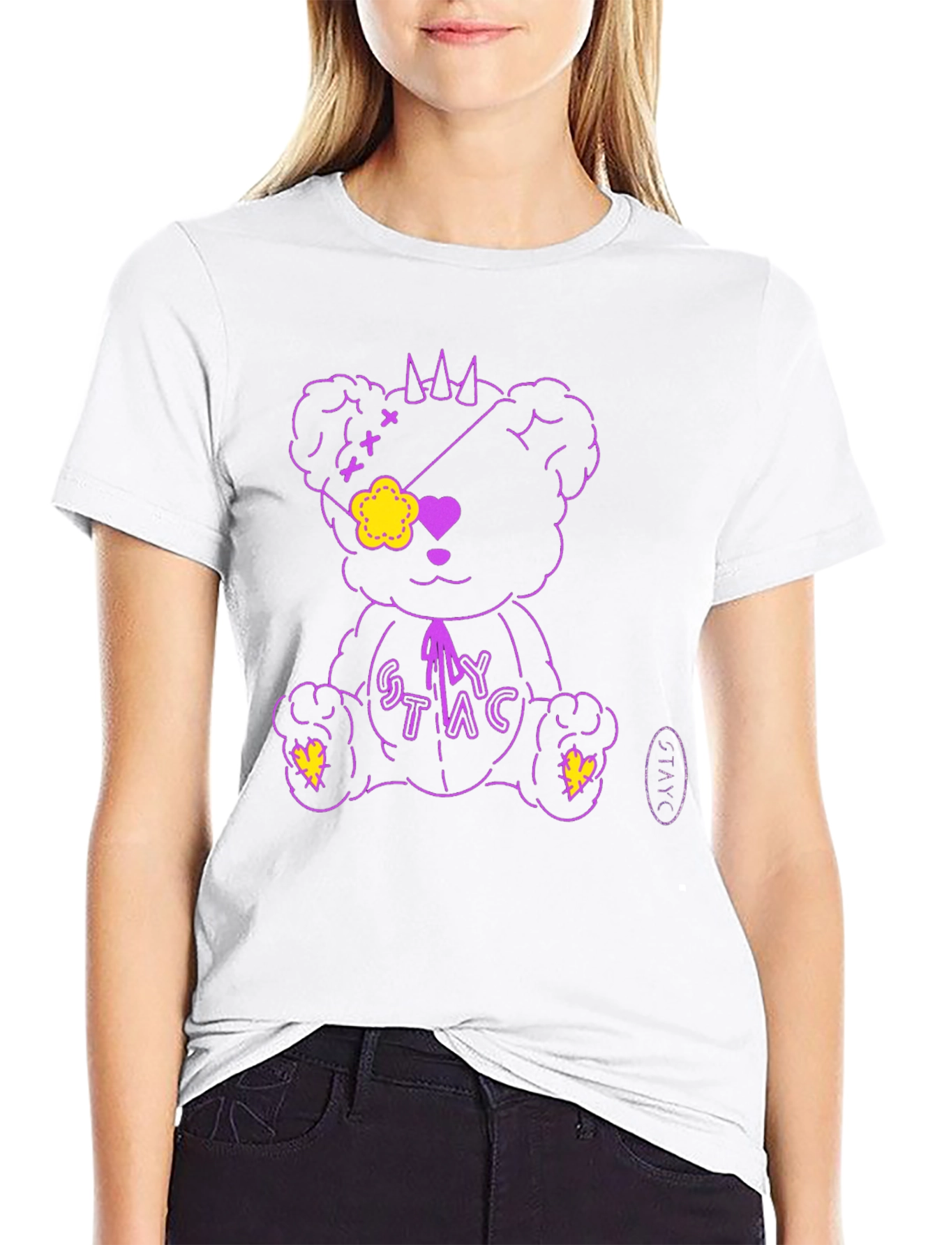Edgy Bear Graphic Tee - Stylish & Unique