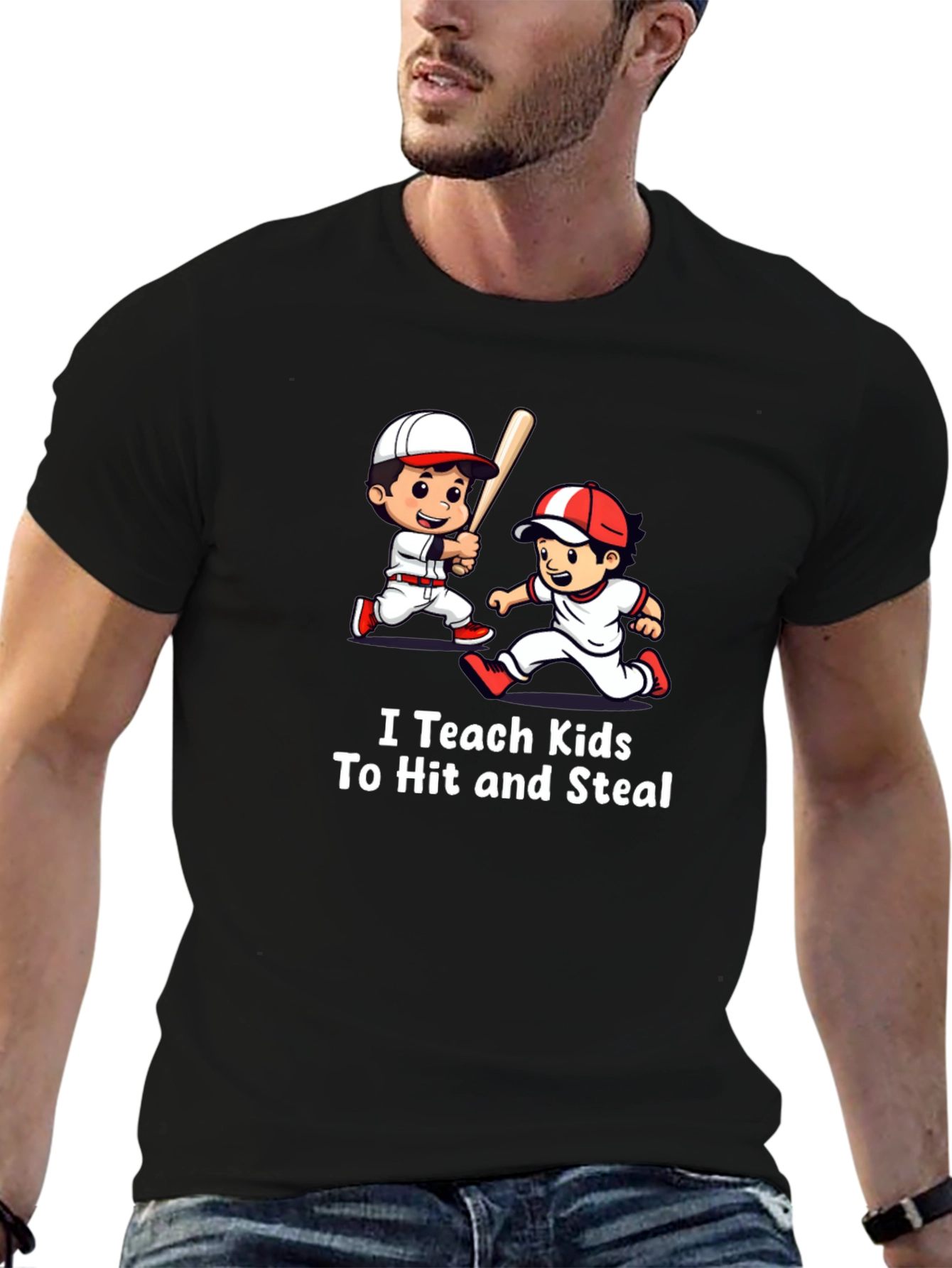 I Teach Kids To Hit and Steal T-Shirt