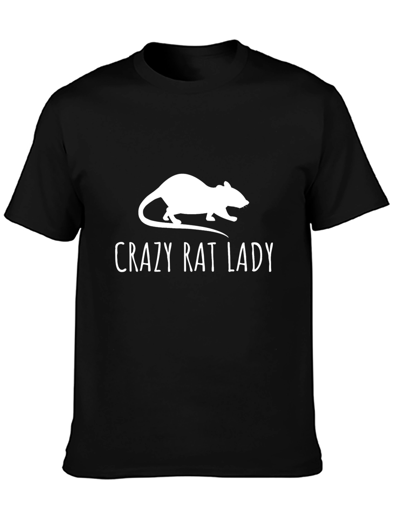 Crazy Rat Lady T-Shirt - Funny Pet Owner Tee