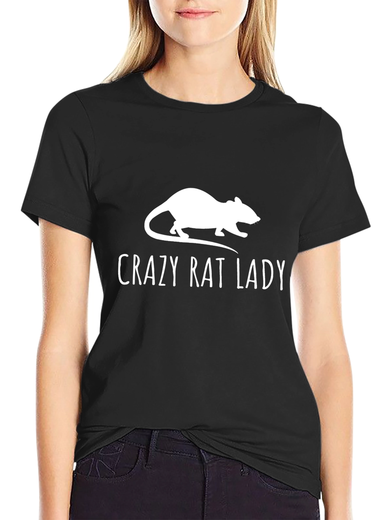 Crazy Rat Lady T-Shirt - Funny Pet Owner Tee