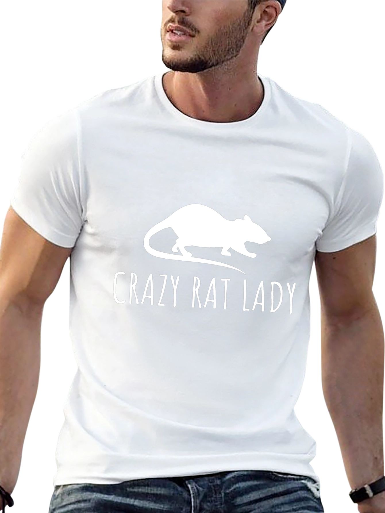 Crazy Rat Lady T-Shirt - Funny Pet Owner Tee