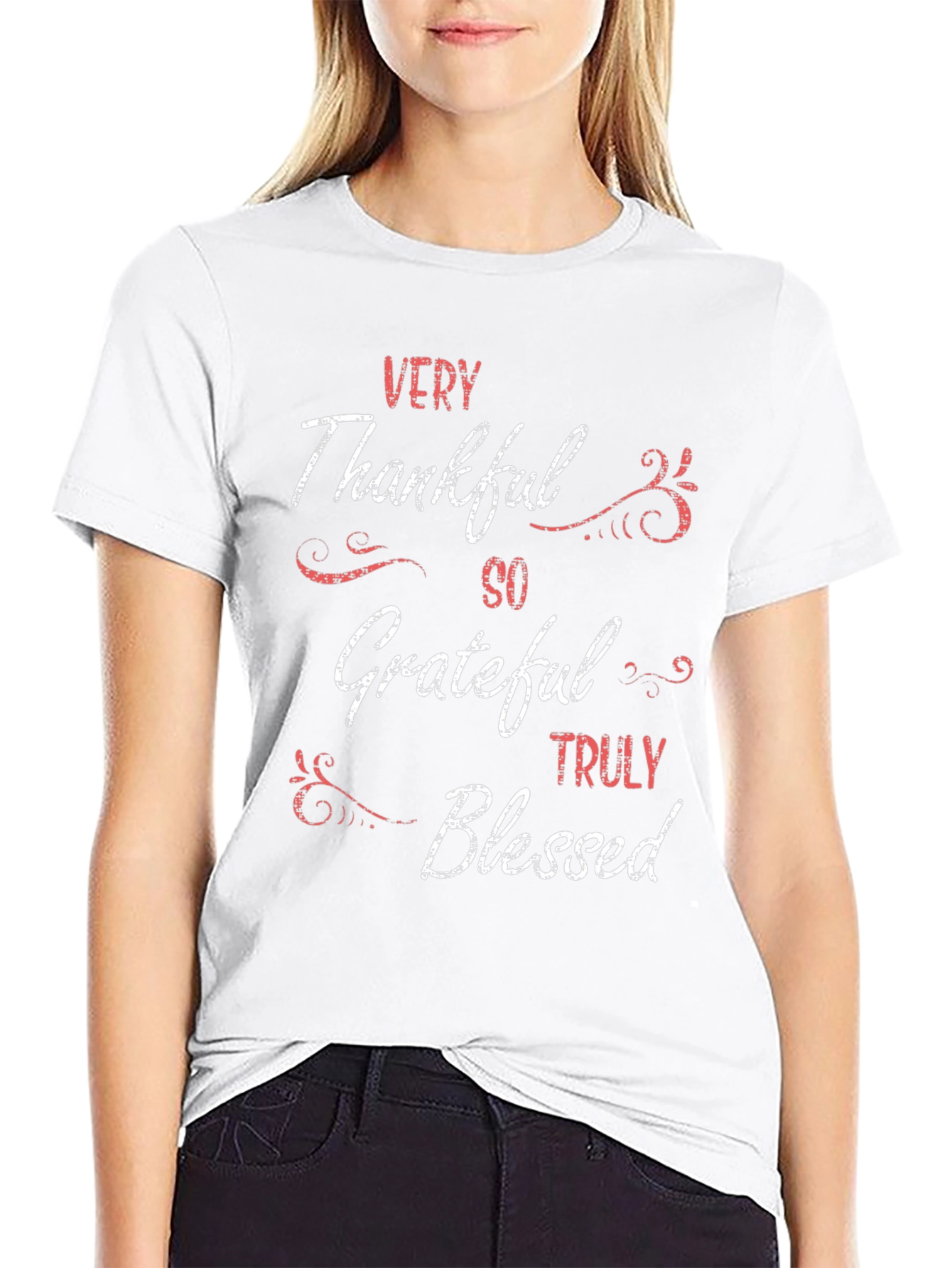 Thankful Blessed Graphic Tee