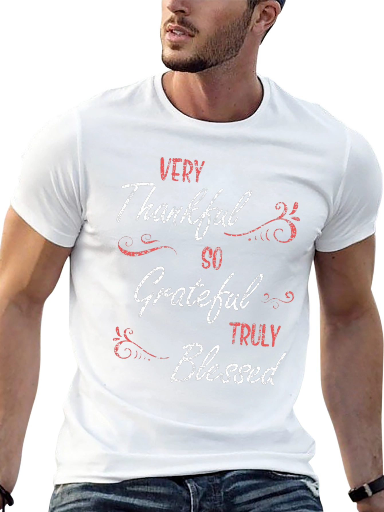 Thankful Blessed Graphic Tee