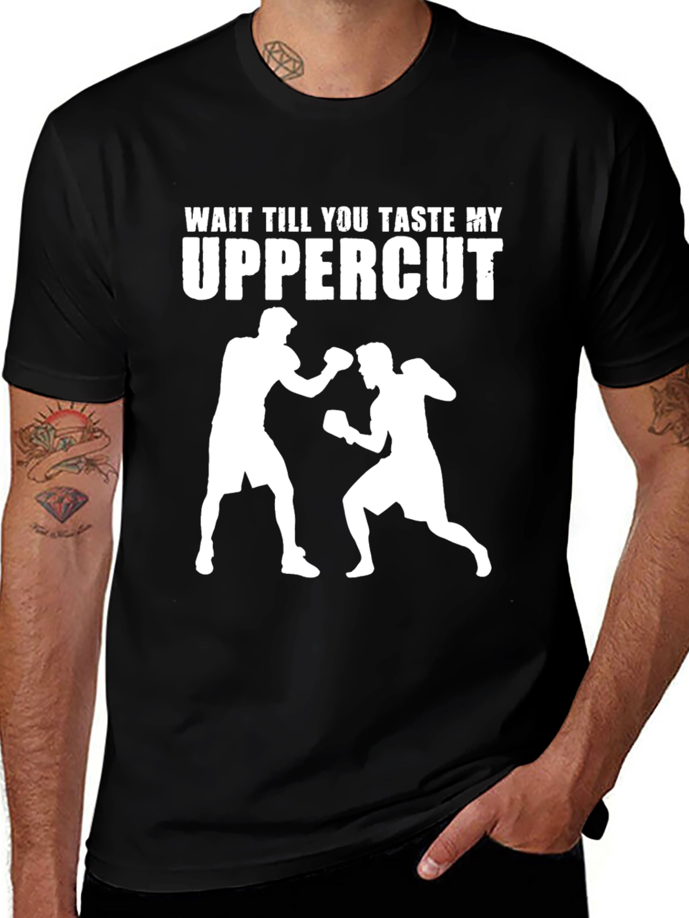 Uppercut Boxing Graphic T-Shirt - Black