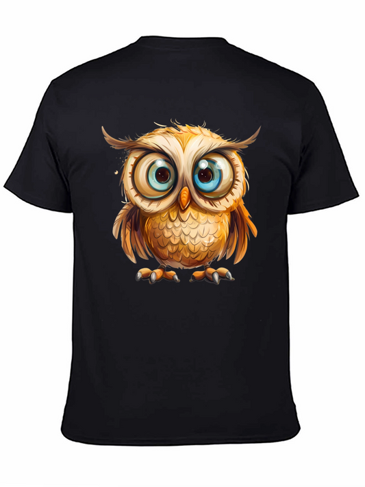 Owl Graphic Tee - Mens Black T-Shirt