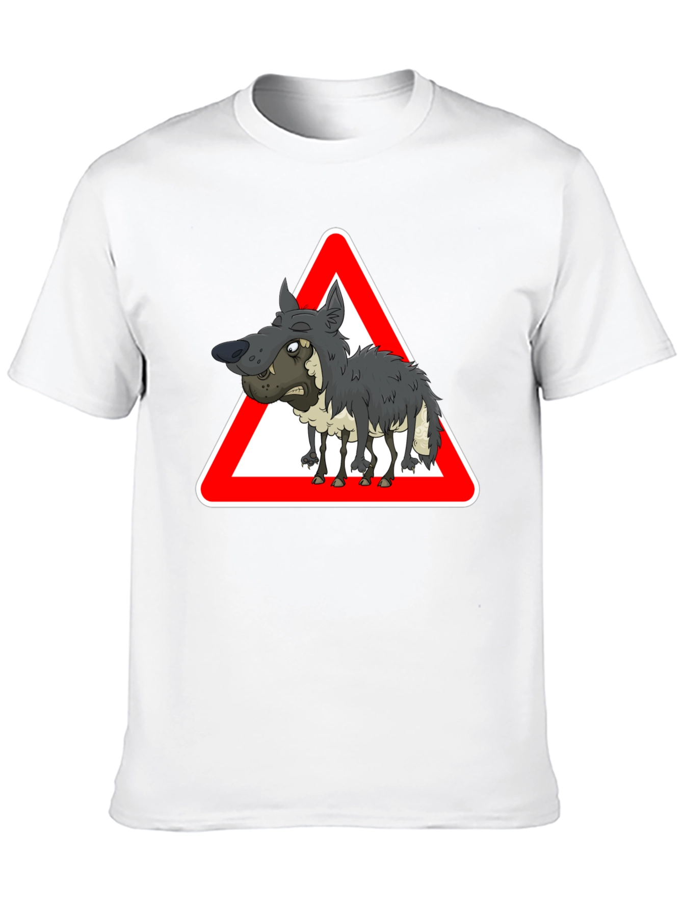 Warning: Wolf in Sheeps Clothing - Black T-Shirt