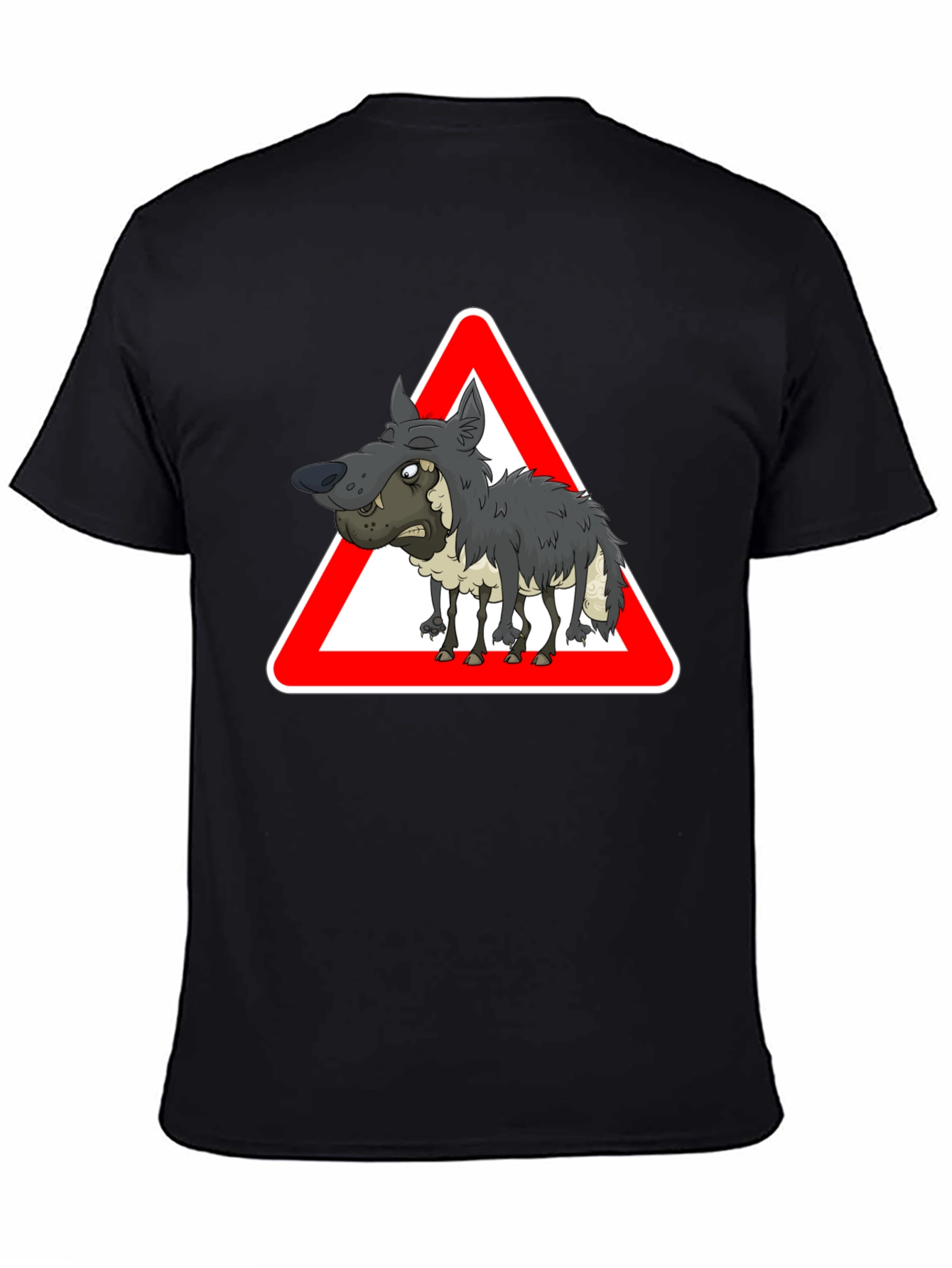 Warning: Wolf in Sheeps Clothing - Black T-Shirt