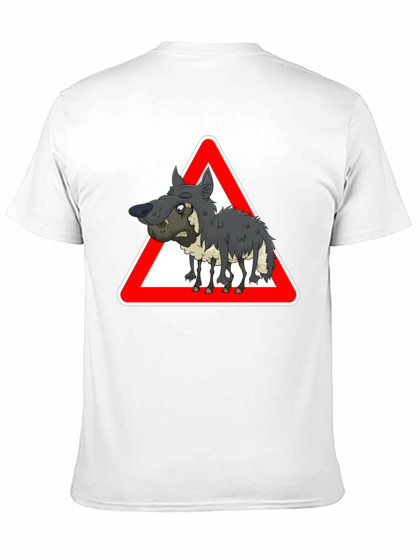 Warning: Wolf in Sheeps Clothing - Black T-Shirt