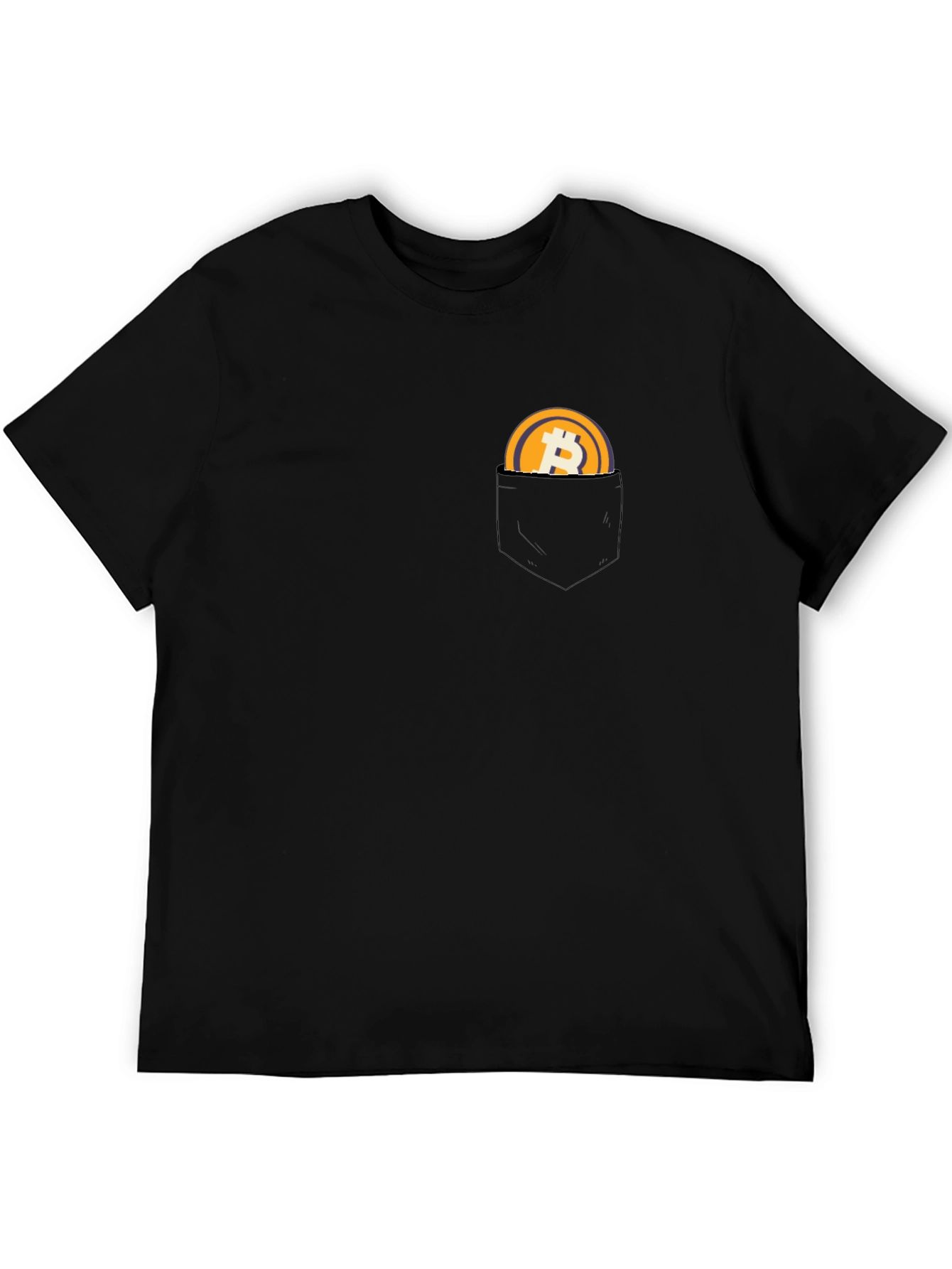 Bitcoin Pocket T-Shirt - Crypto Currency Tee