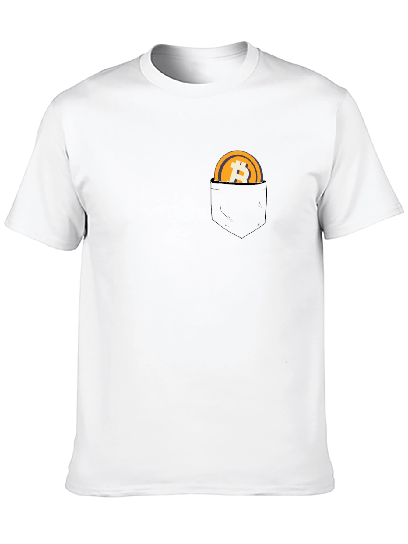 Bitcoin Pocket T-Shirt - Crypto Currency Tee