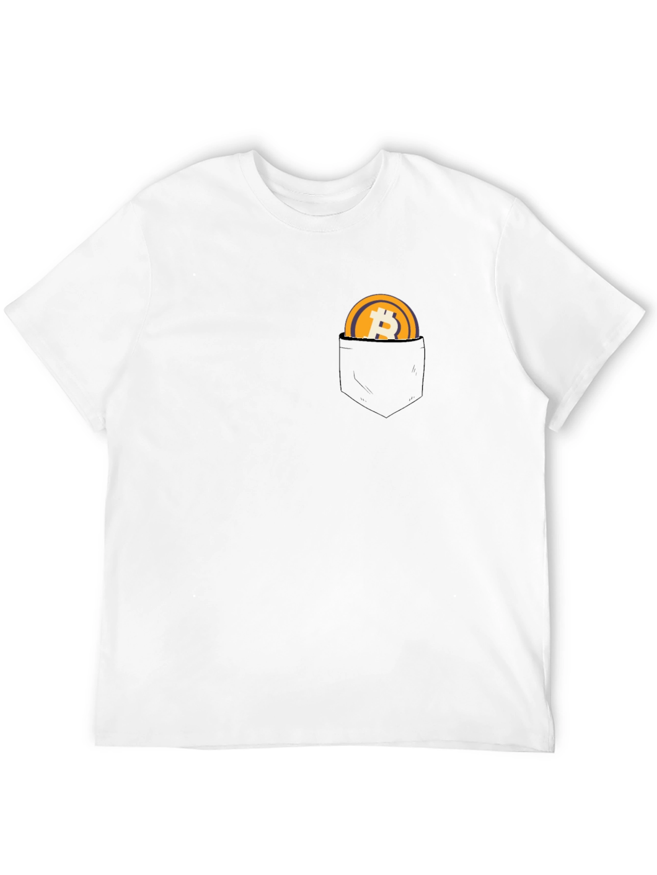 Bitcoin Pocket T-Shirt - Crypto Currency Tee