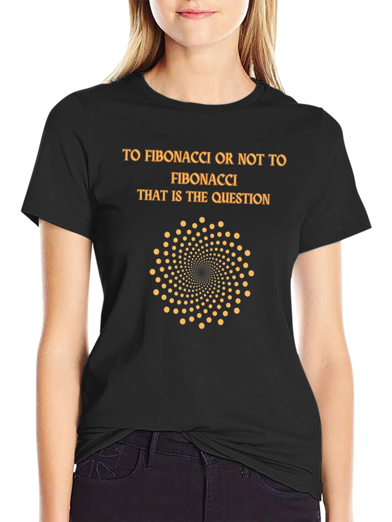 Fibonacci Math Humor T-Shirt - Golden Ratio Design