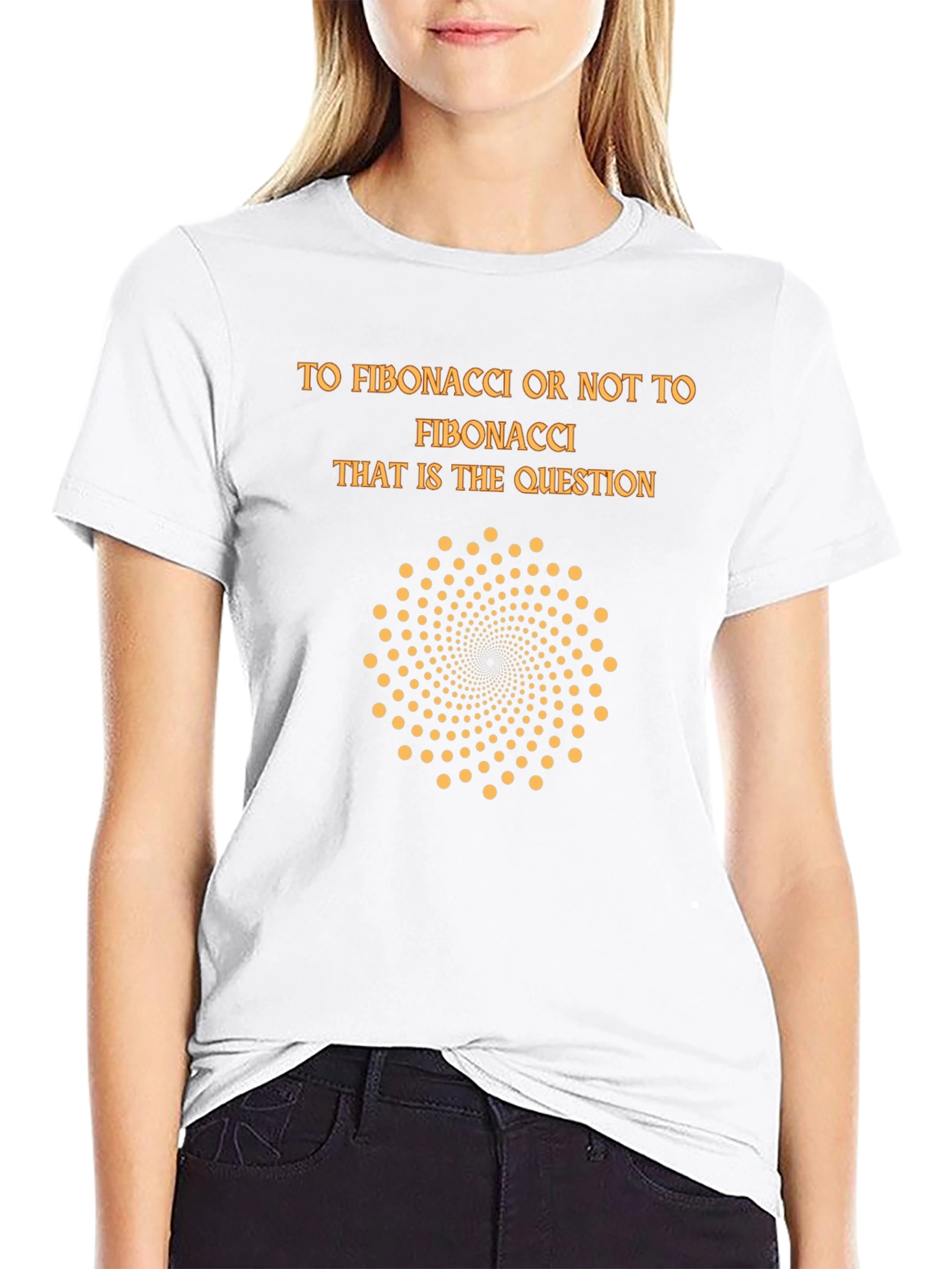 Fibonacci Math Humor T-Shirt - Golden Ratio Design