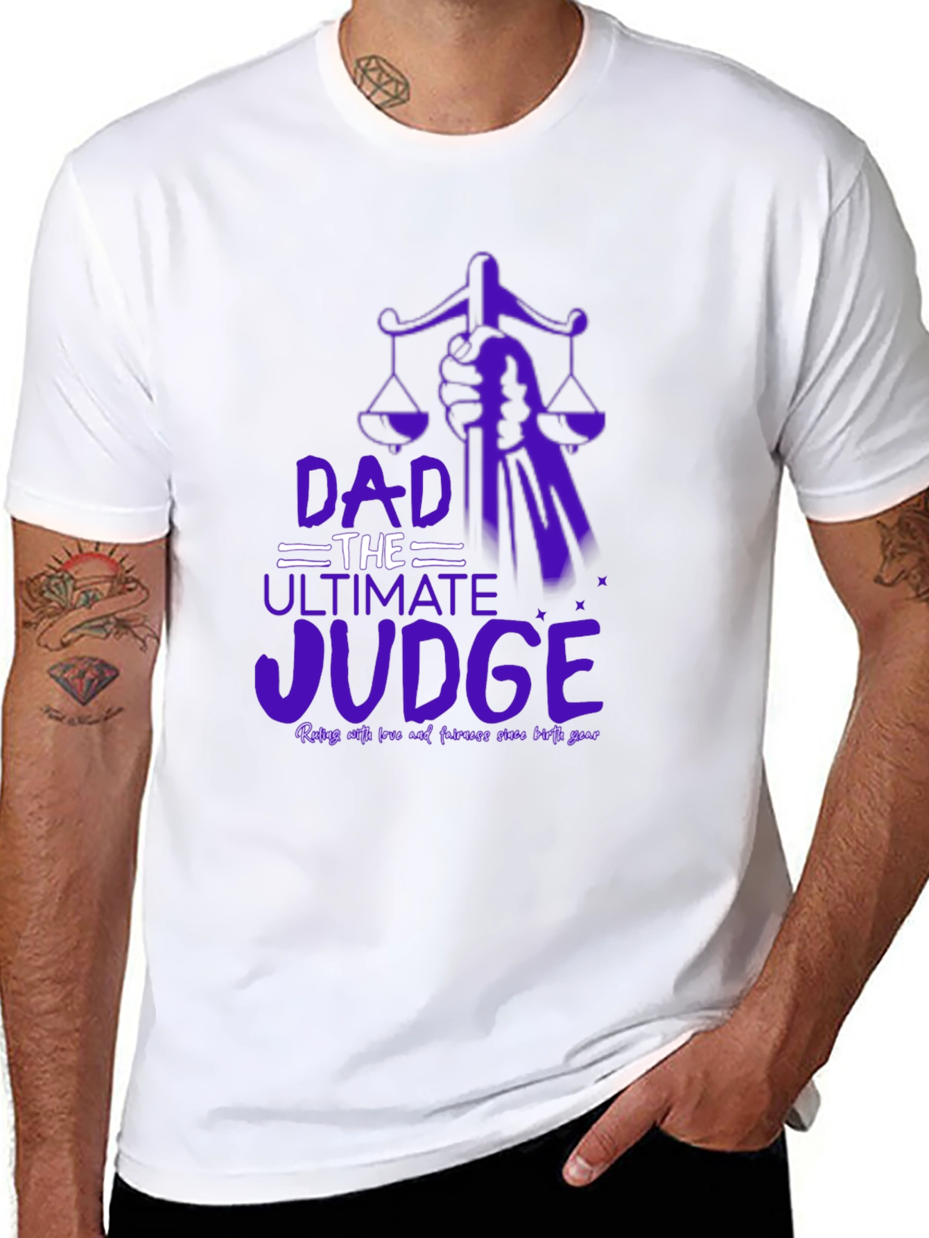 Dad The Ultimate Judge T-Shirt