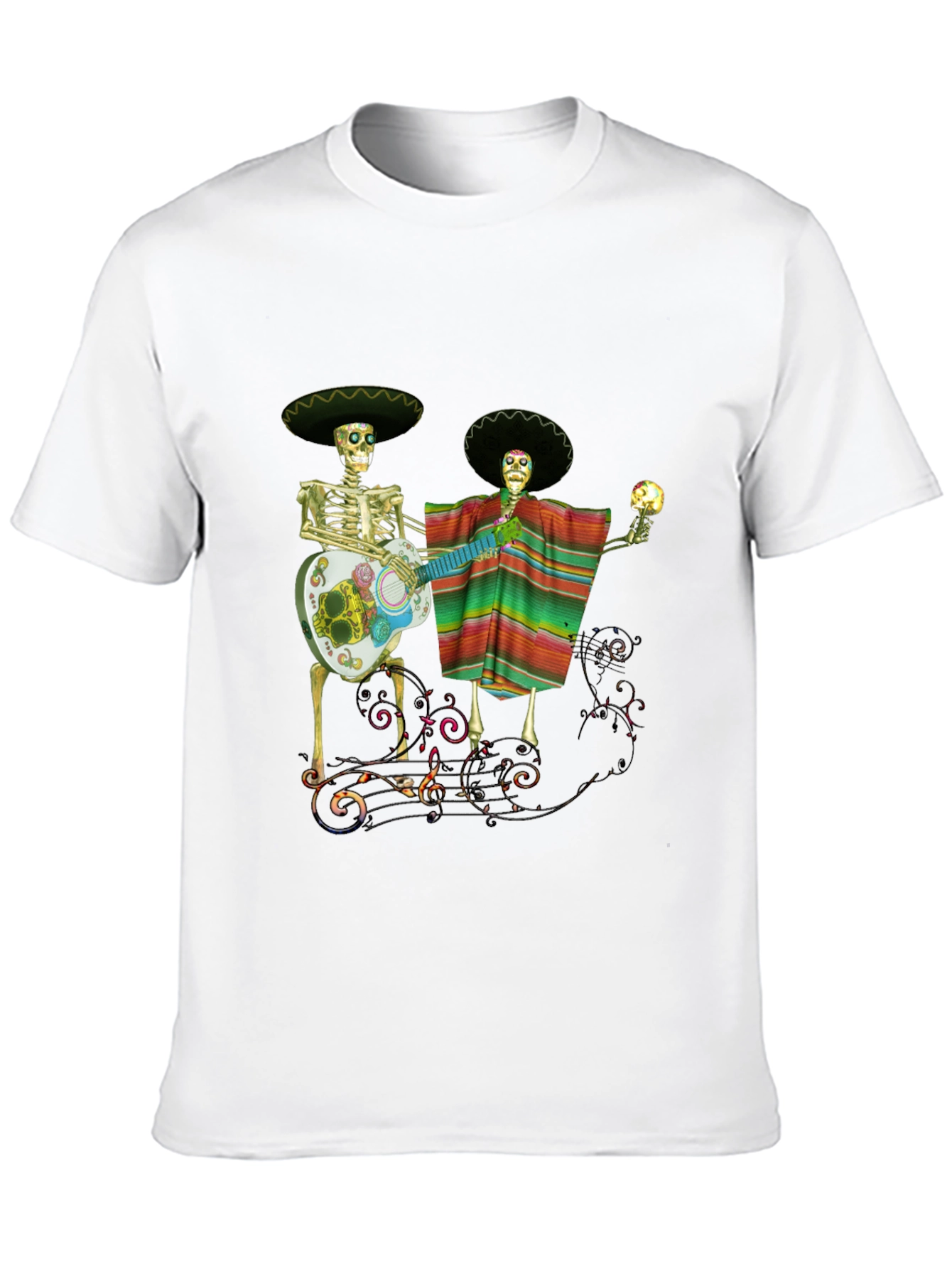 Dia de los Muertos Black T-Shirt