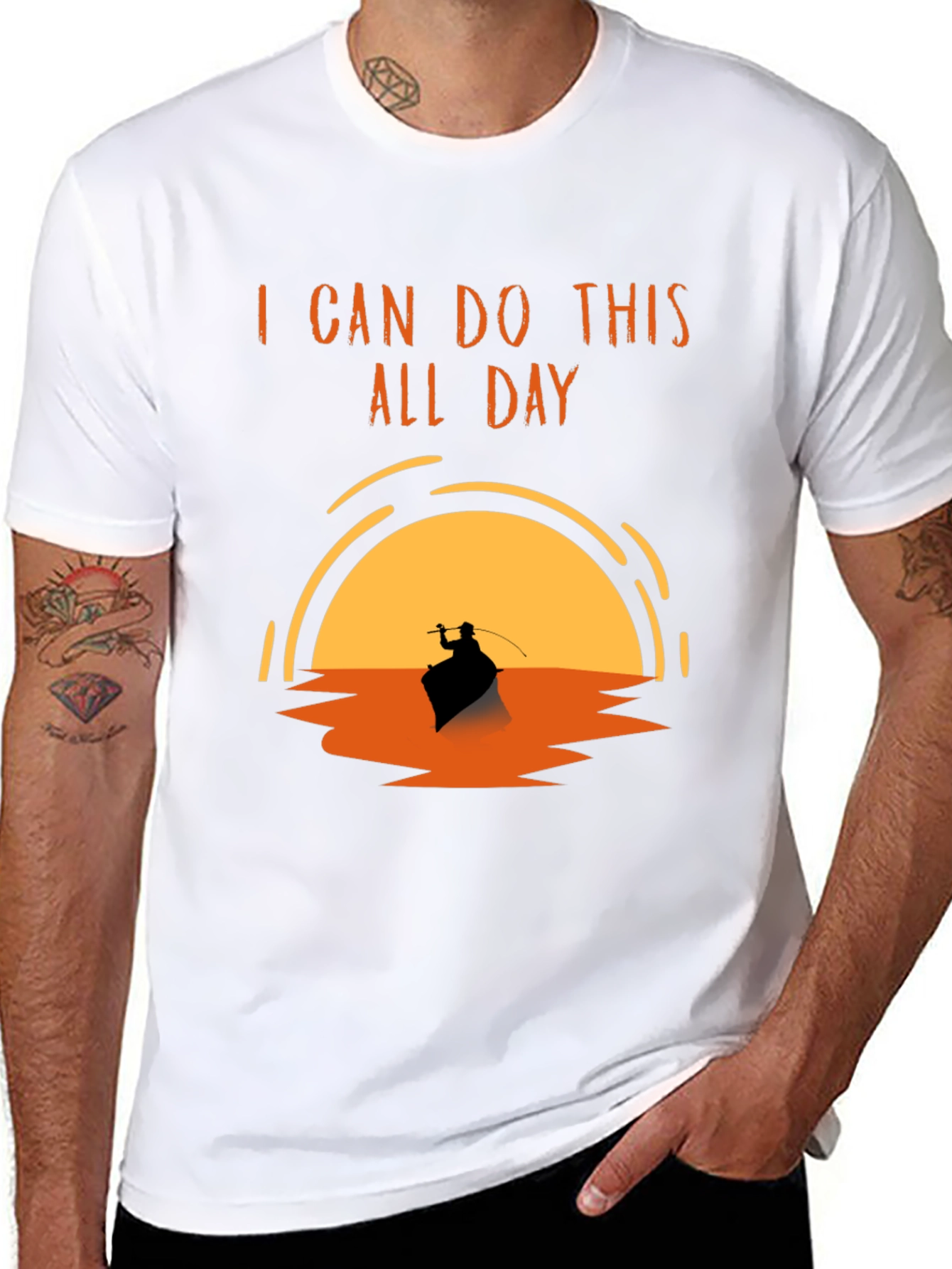 I Can Do This All Day Fishing T-Shirt