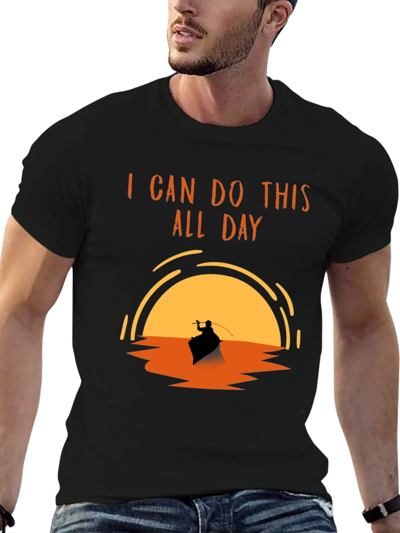 I Can Do This All Day Fishing T-Shirt