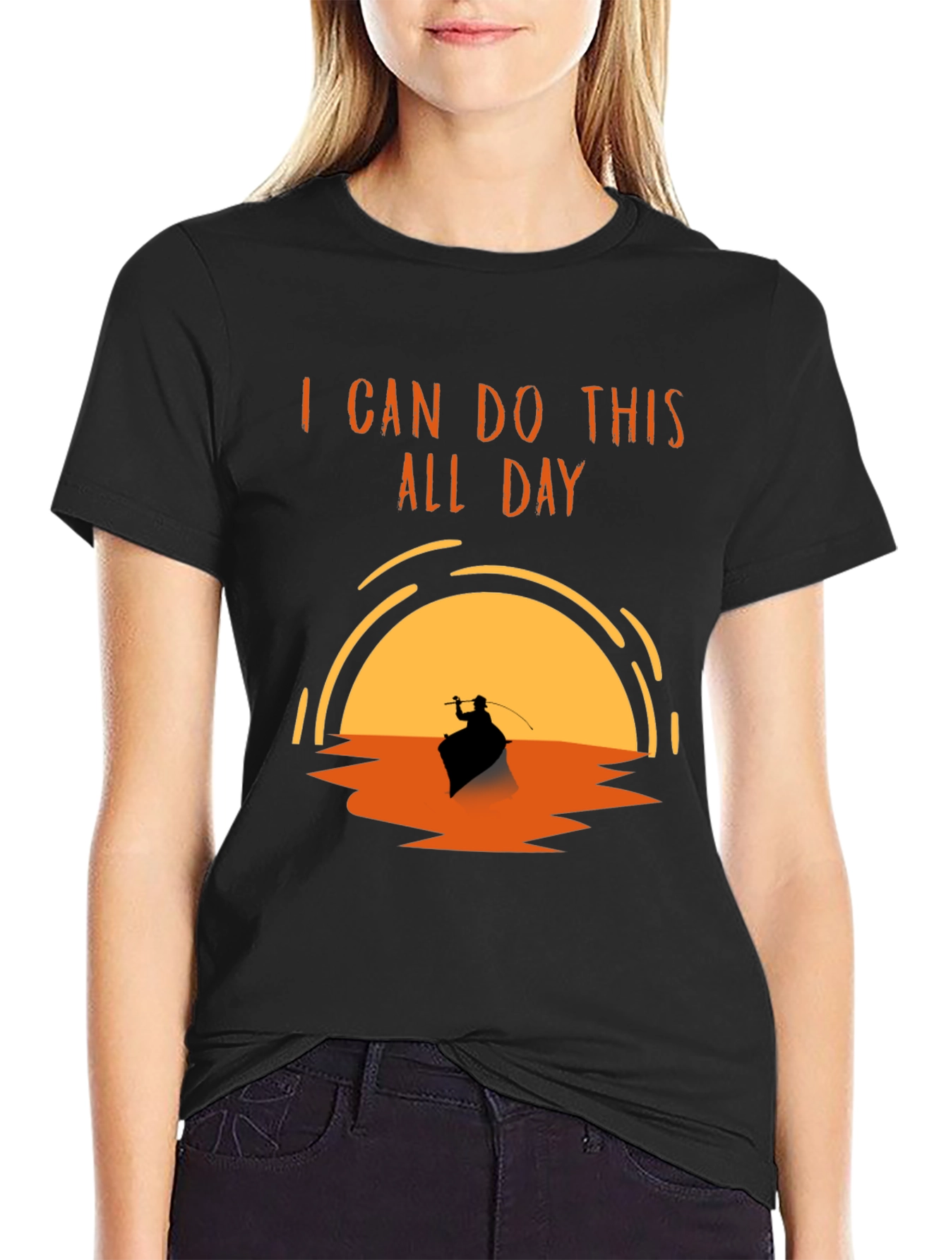 I Can Do This All Day Fishing T-Shirt