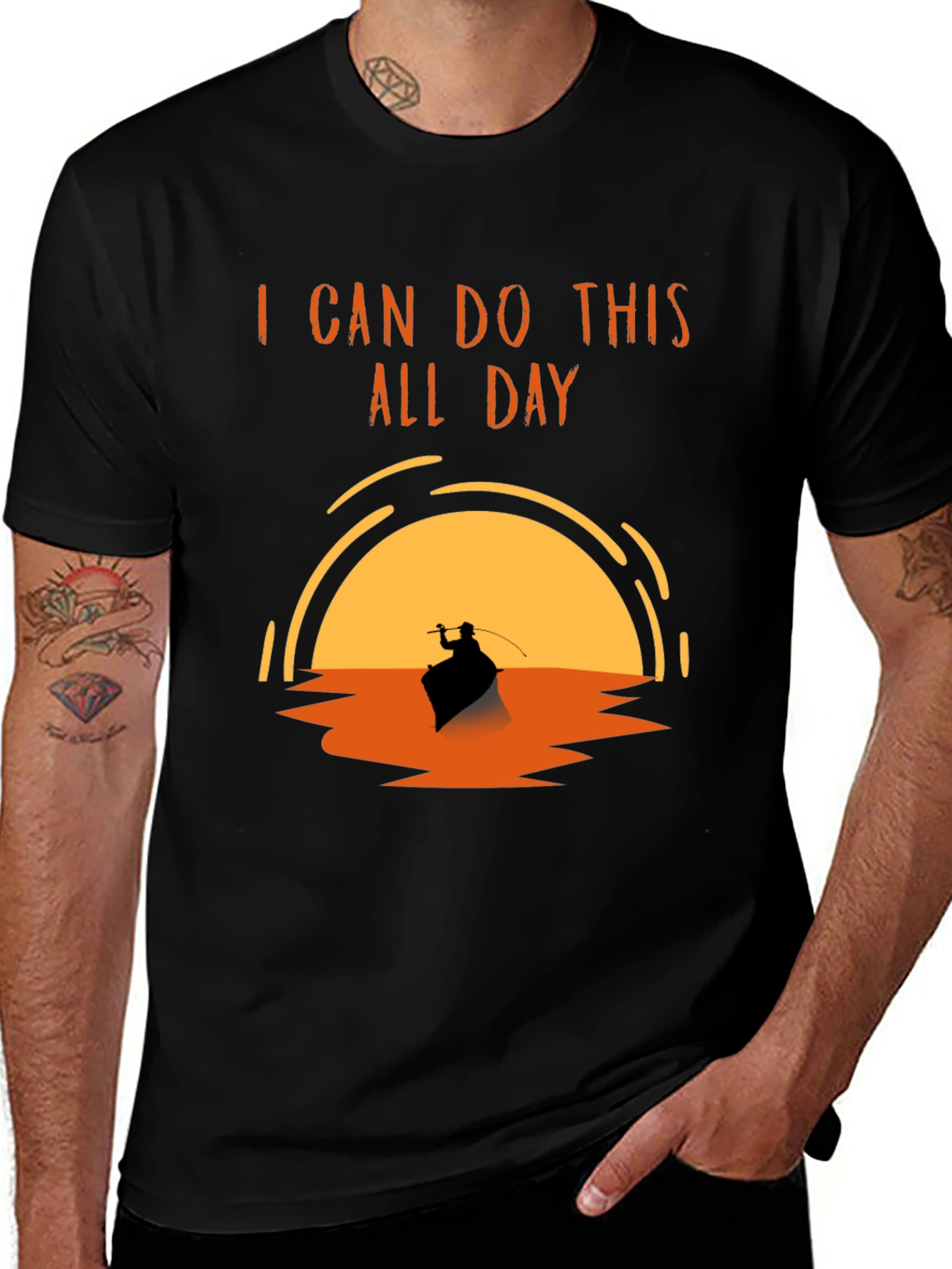 I Can Do This All Day Fishing T-Shirt
