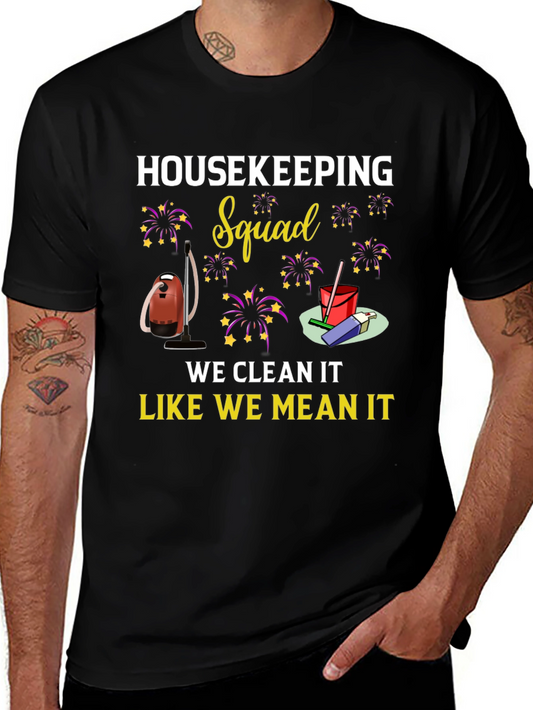 Housekeeping Squad Cleaning T-Shirt