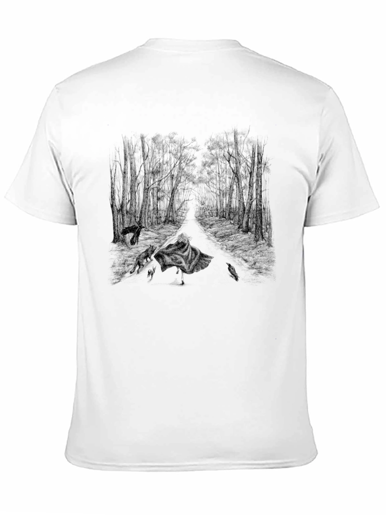 Dark Forest Graphic Tee - Unisex Black T-Shirt