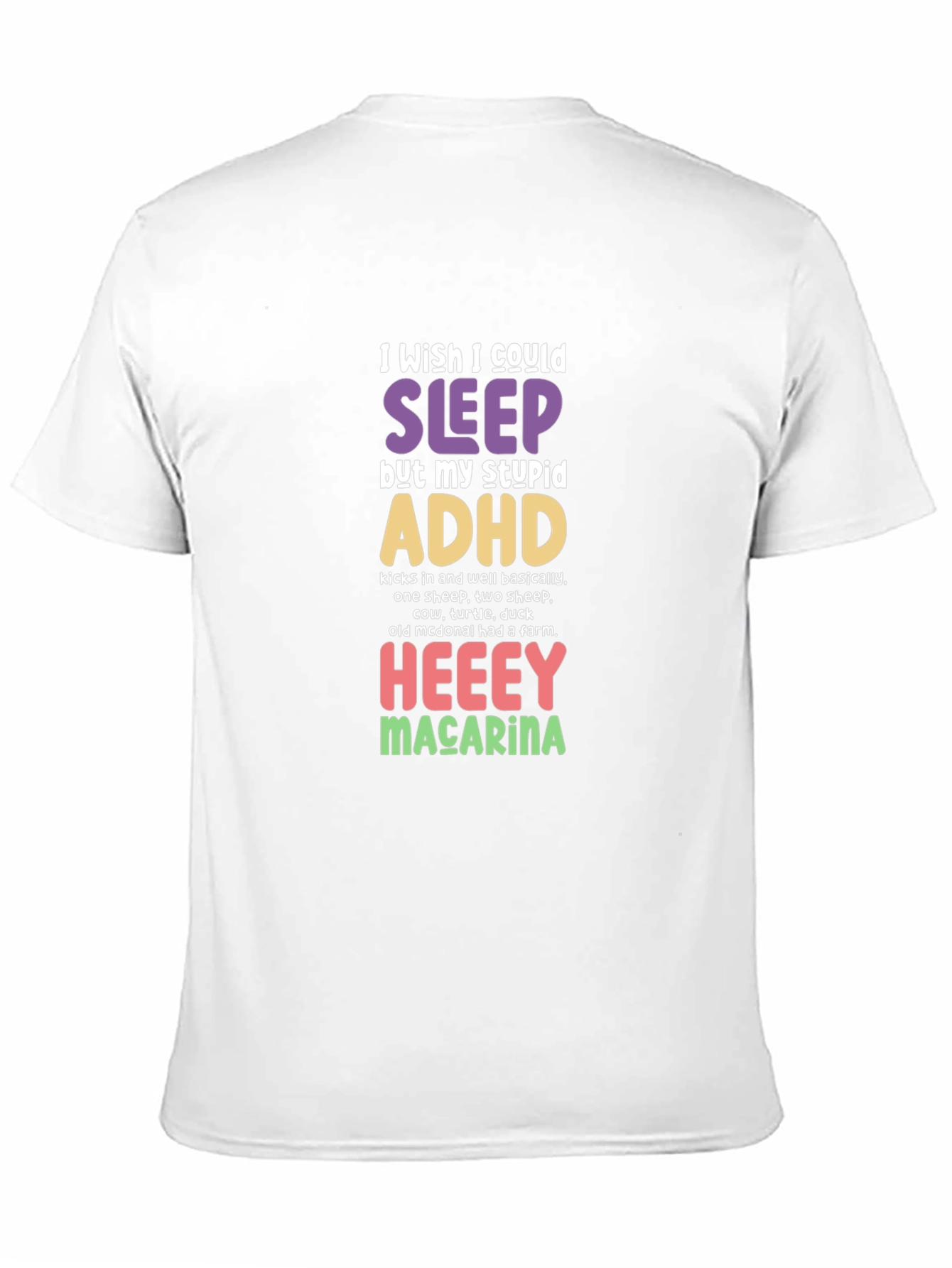 Funny ADHD Sleep Graphic T-Shirt