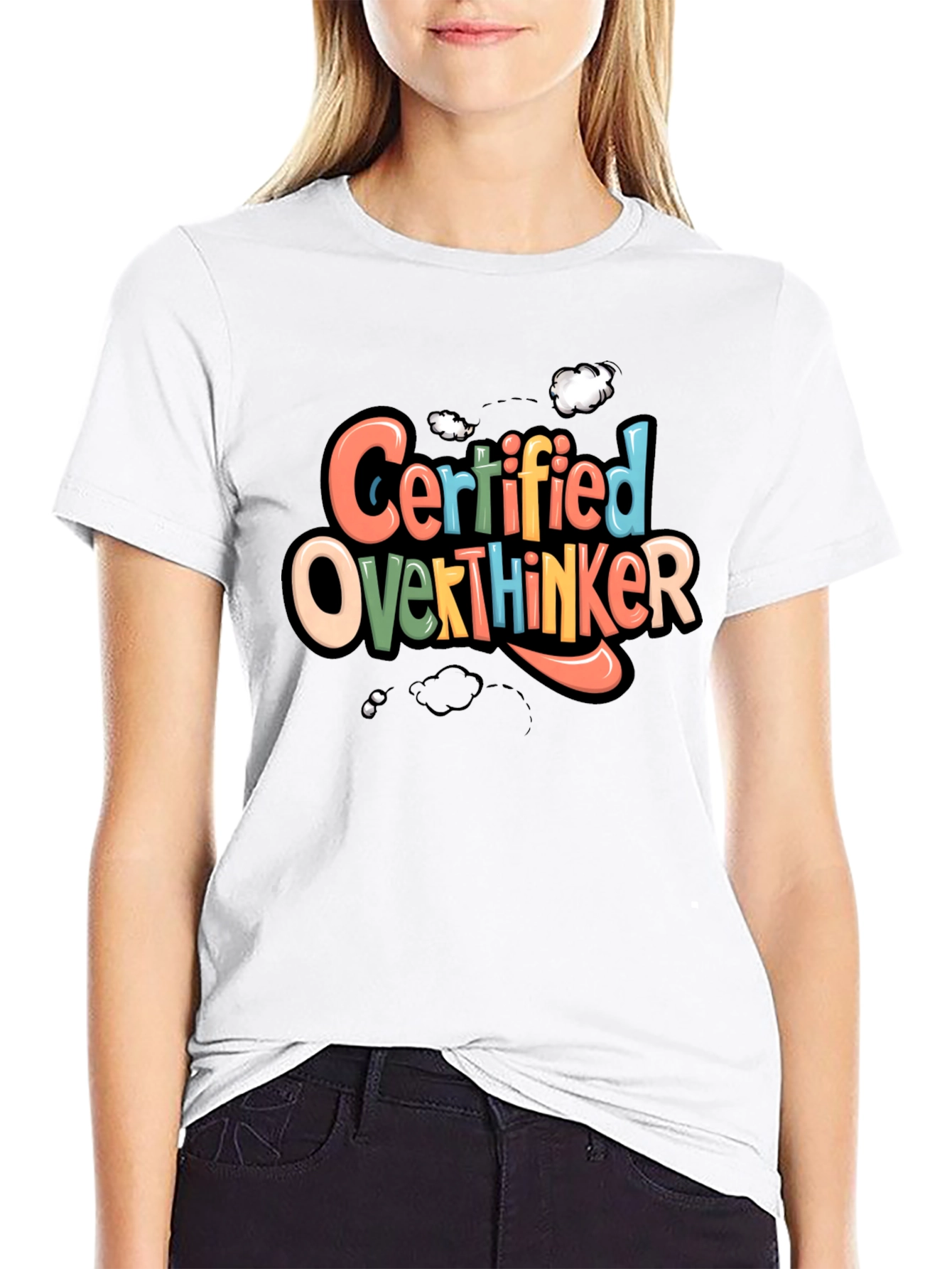 Certified Overthinker Graphic Tee - Black T-Shirt