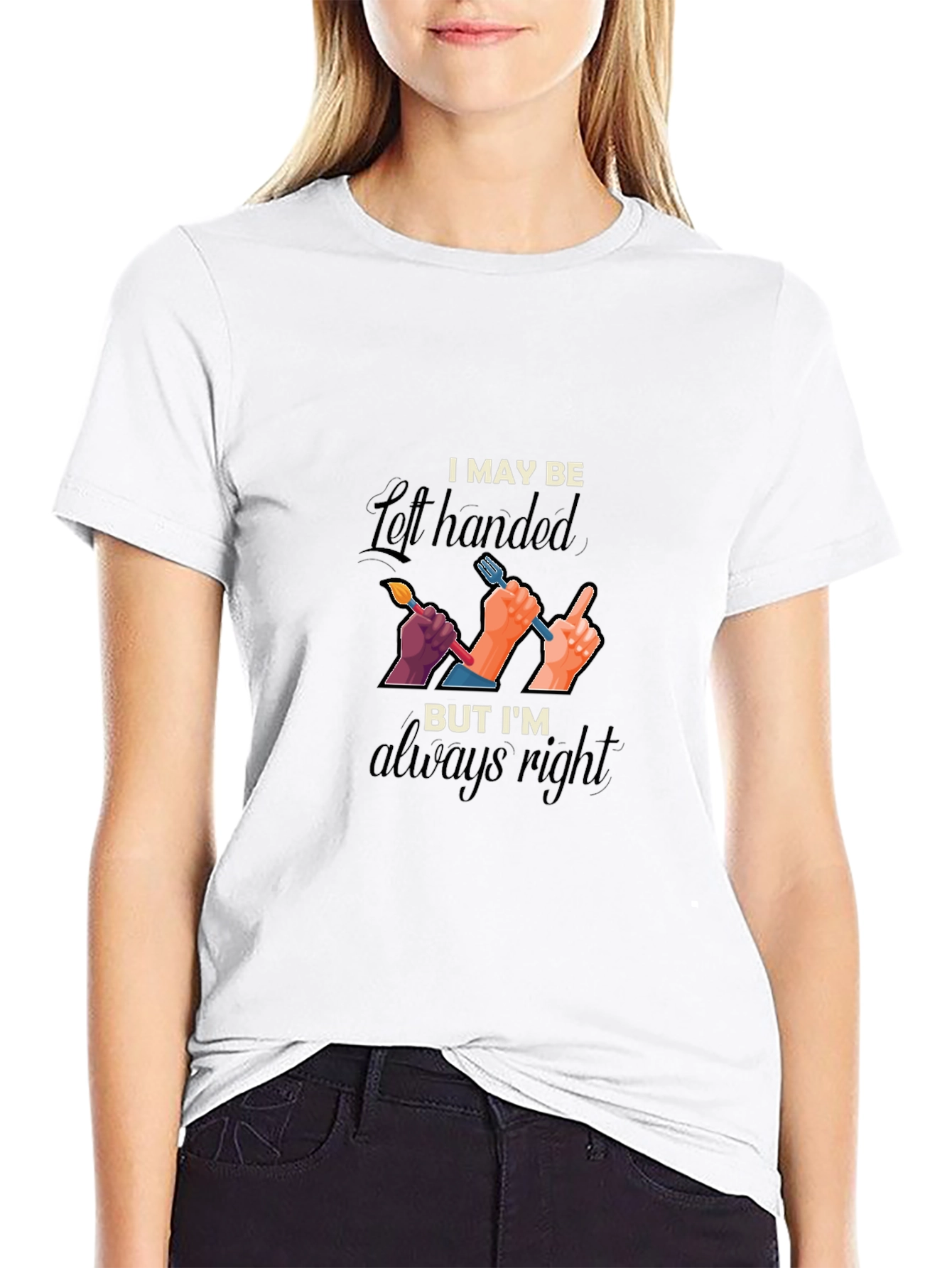 Left Handed Always Right Graphic Tee