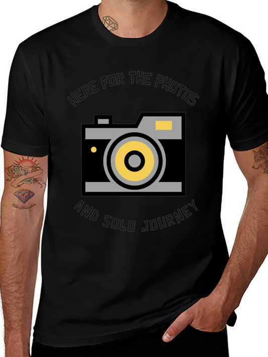 Camera Graphic Tee - Travel & Photography T-Shirt
