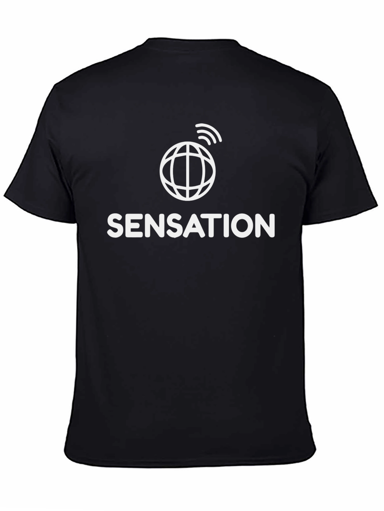 Sensation Graphic Tee - Modern Black T-Shirt