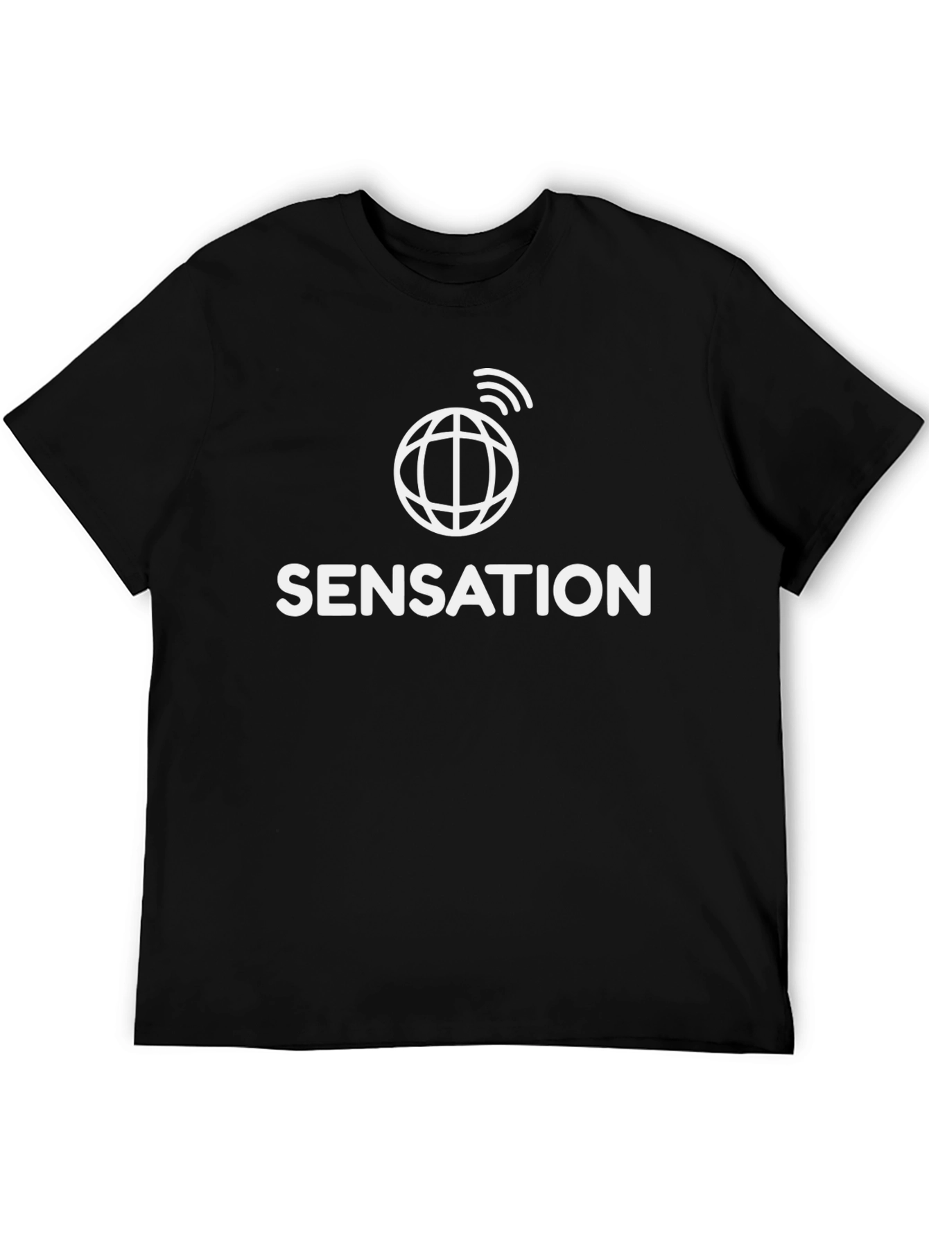 Sensation Graphic Tee - Modern Black T-Shirt