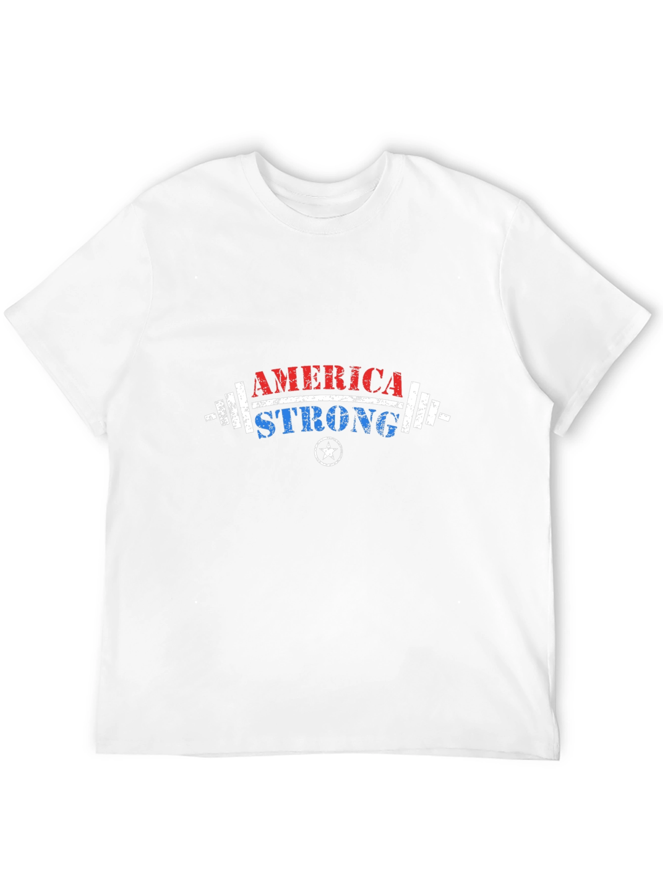 America Strong Patriotic Gym T-Shirt